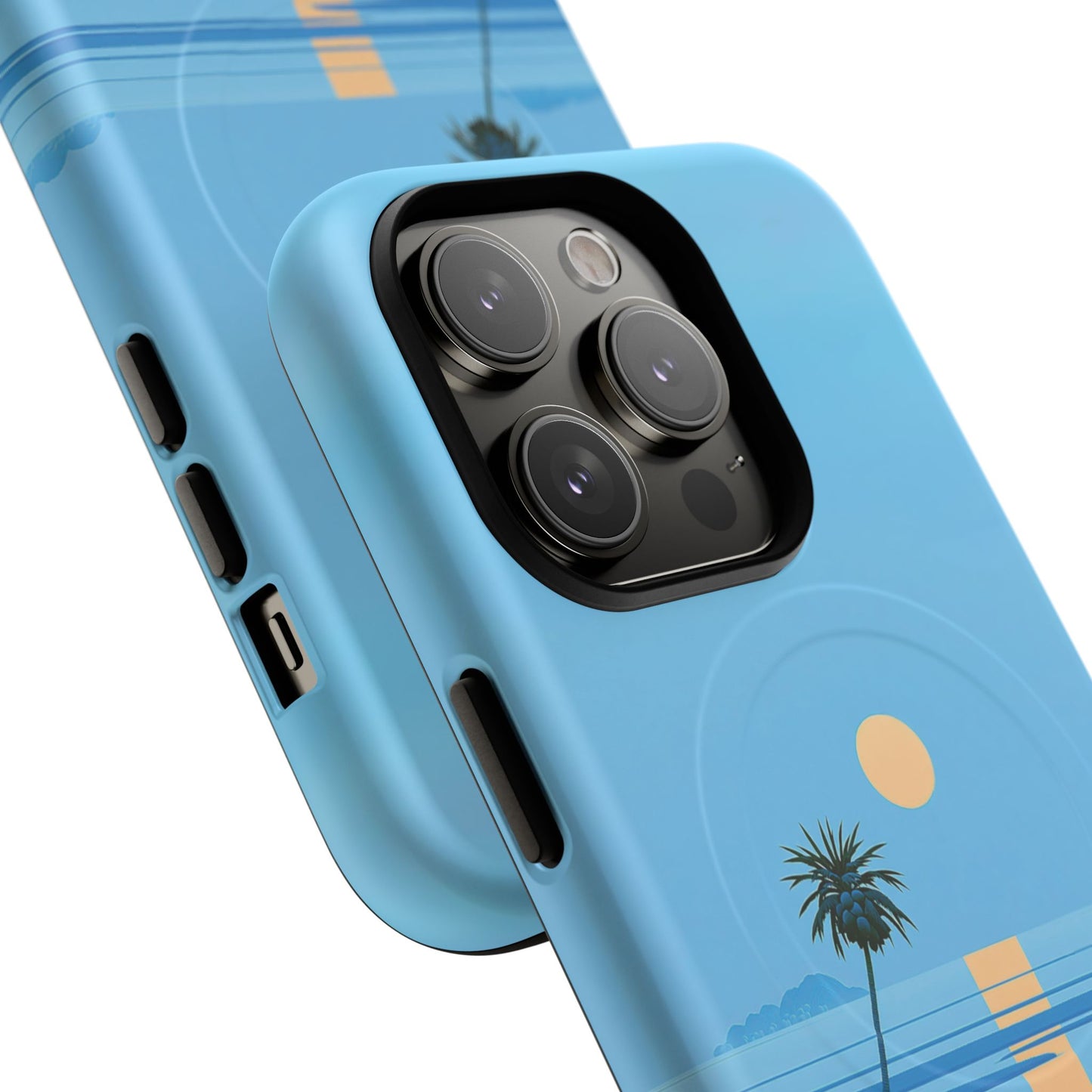 Tough Magnetic Case — Minimal Sunset Palm Phone Cover