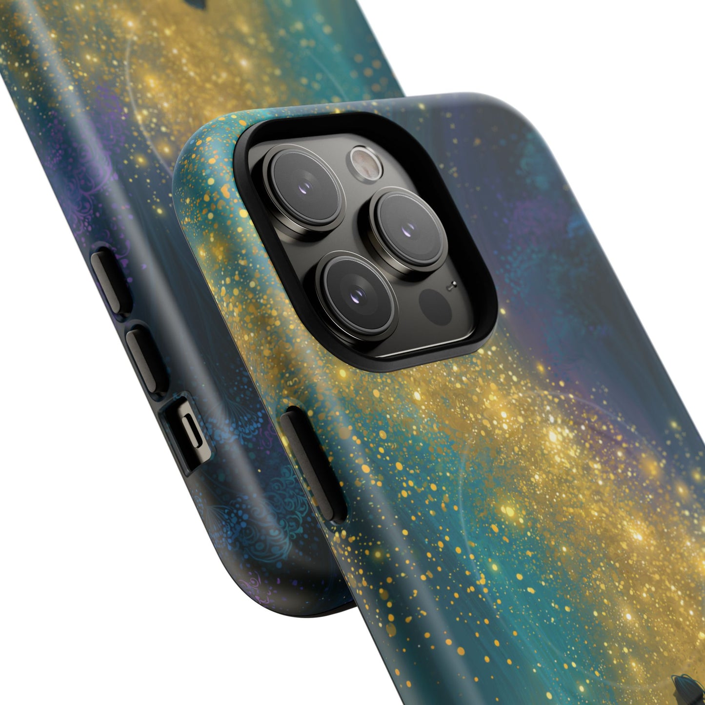 Mystical Nightfall Phone Case — Starry Silhouette Tough Magnetic Case