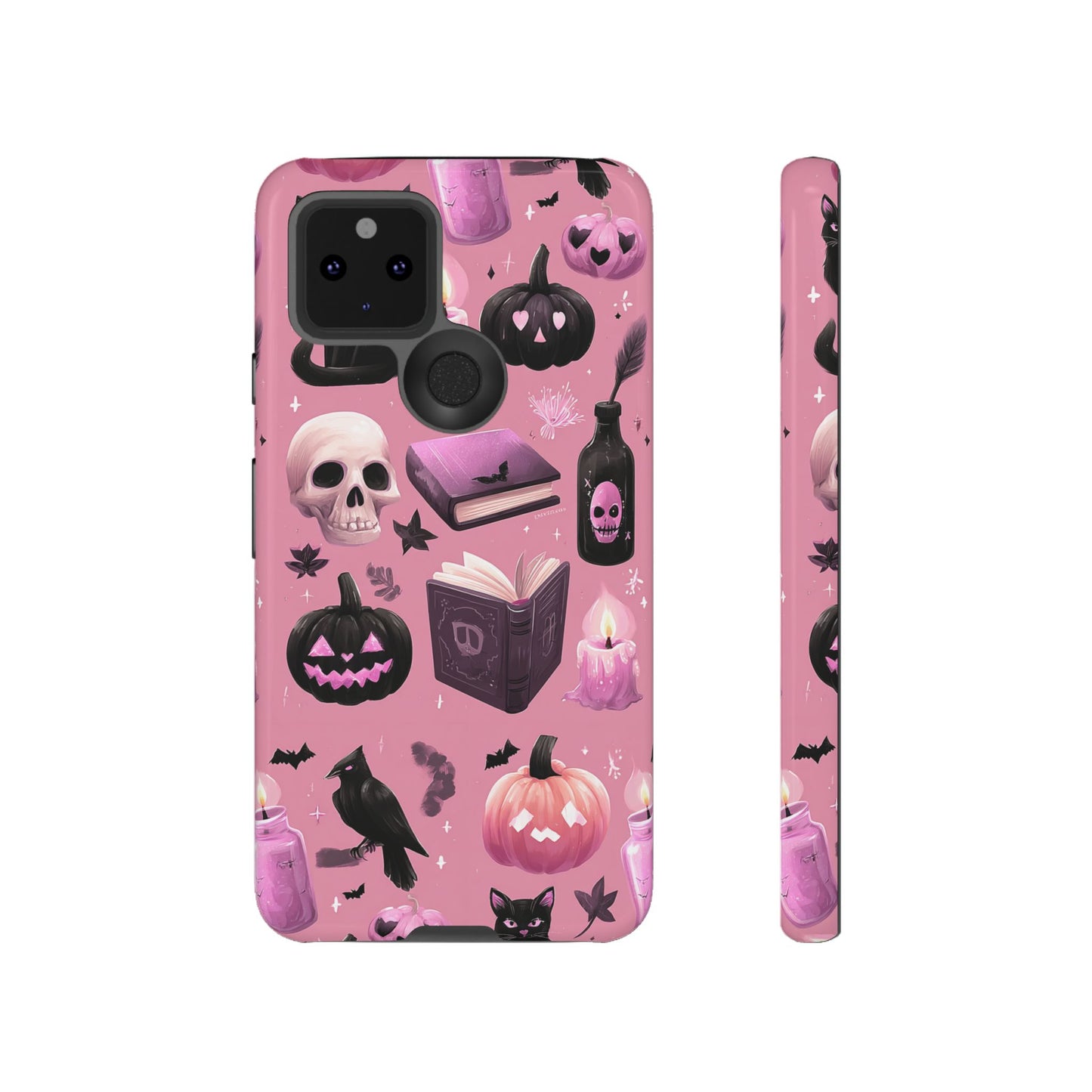 Spooky Phone Case - Halloween Design, Cute Costume Accessory, Fall Decor, Gift for Cat Lovers, Witchy Vibes, Trick or Treat