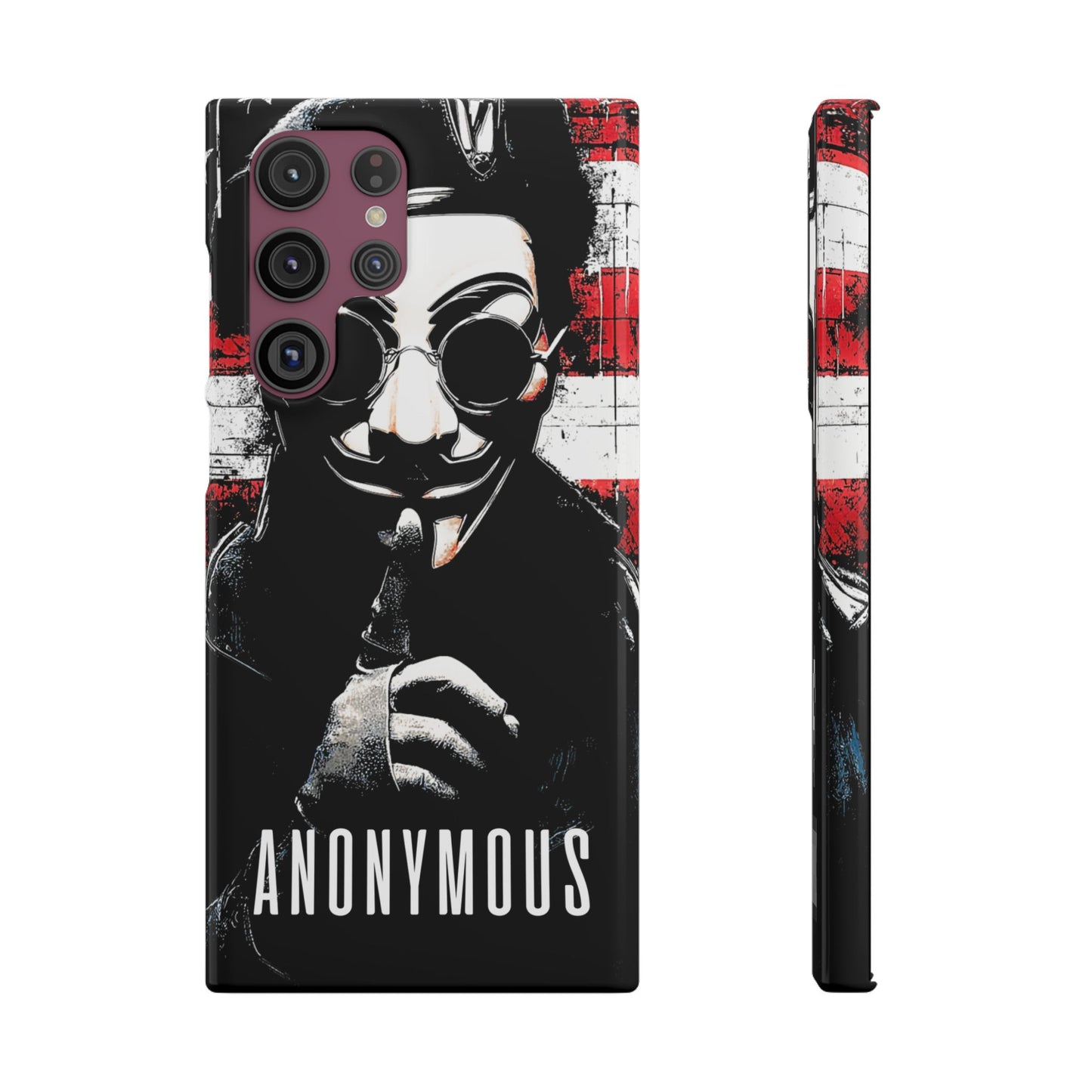 Anonimous & Guy Fawkes Art Snap Case and Protective Phone Cover For iPhone and Samsung