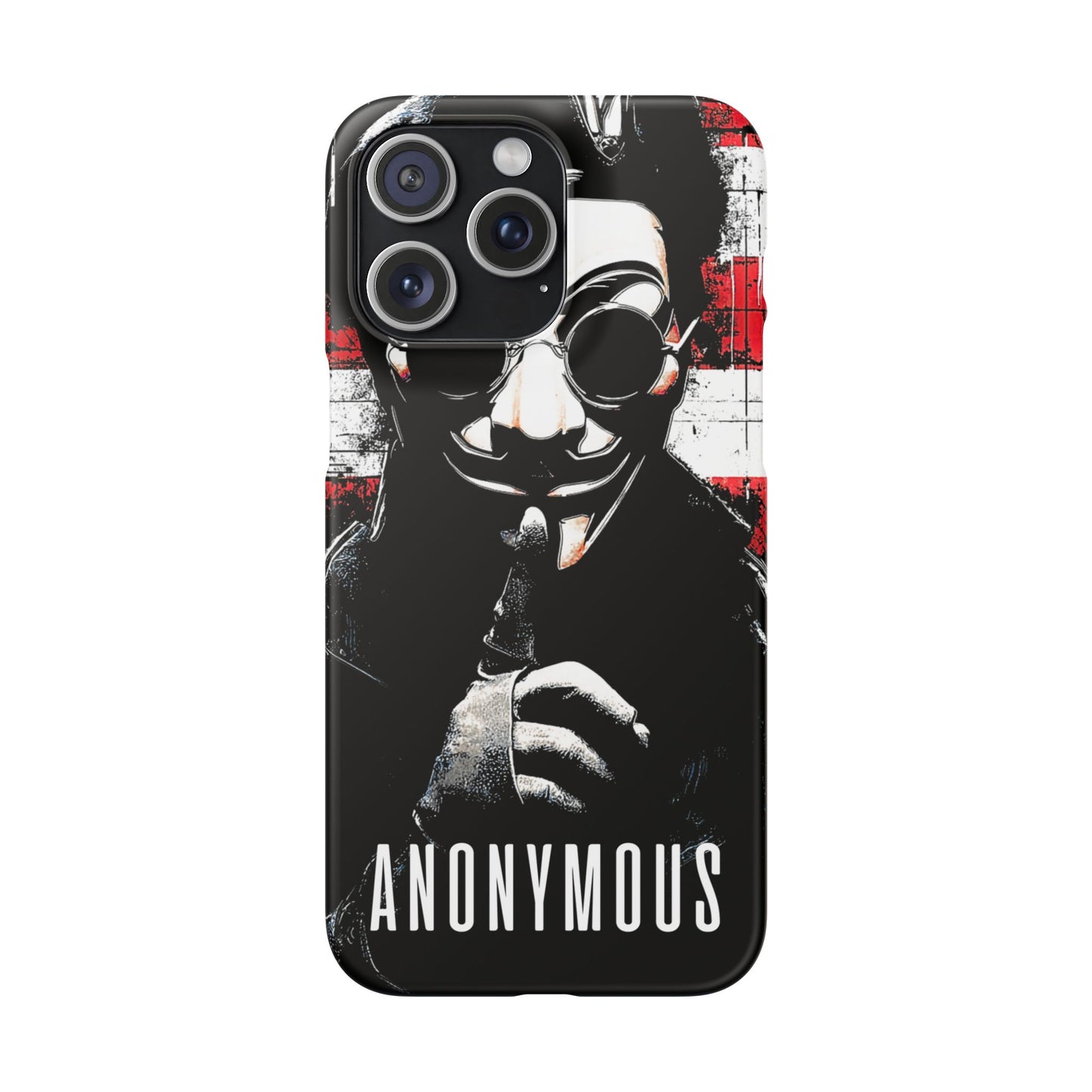 Anonimous & Guy Fawkes Art Snap Case and Protective Phone Cover For iPhone and Samsung