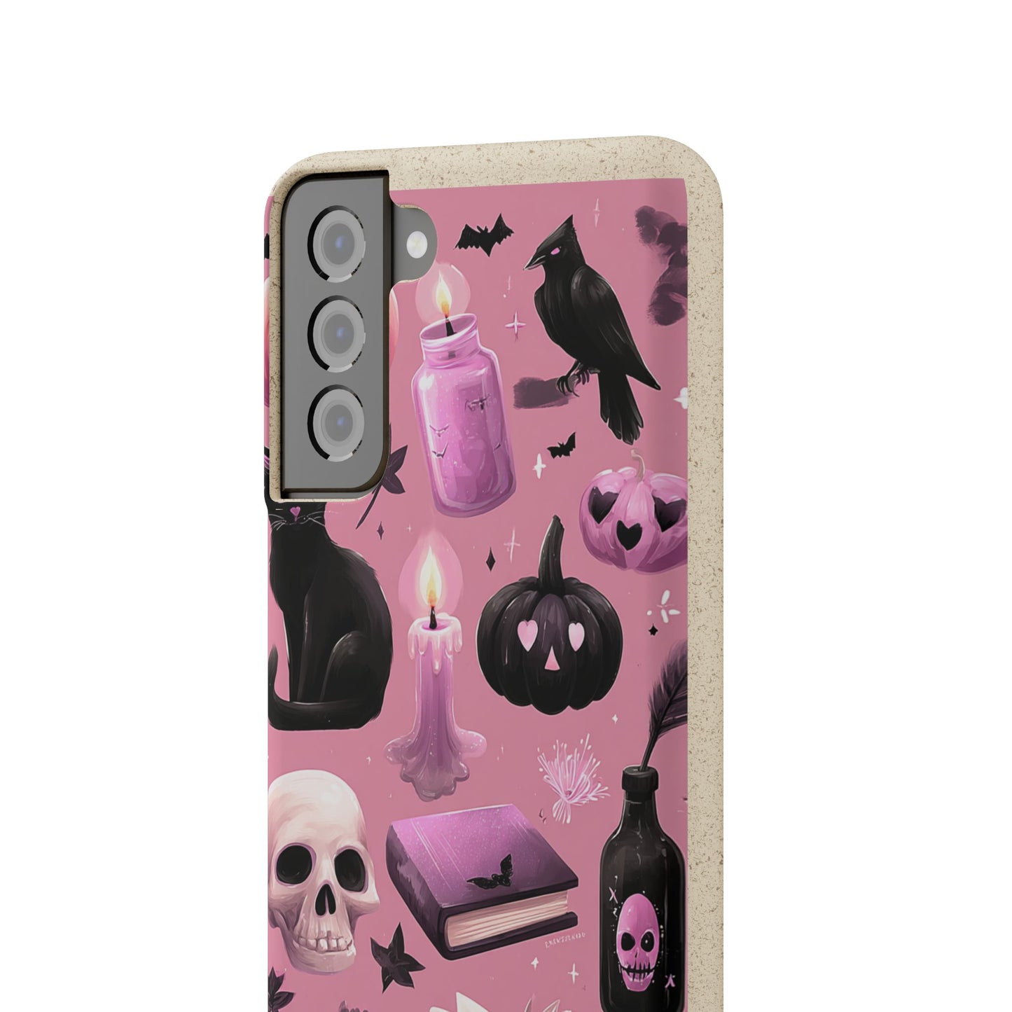 Halloween-Inspired Biodegradable Phone Case, Eco-Friendly Cell Phone Cover, Cute Goth Aesthetic Gift, Sustainable Halloween Decor, [...]