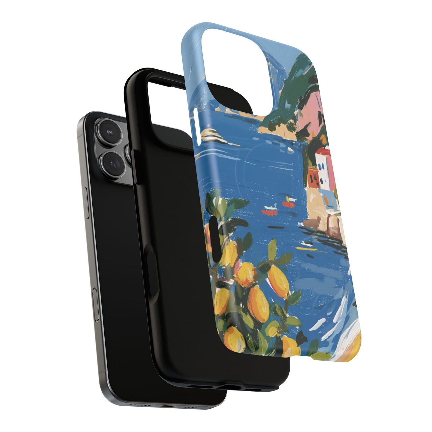 Mediterranean Coastal Phone Case – Tough Magnetic Protective Cover
