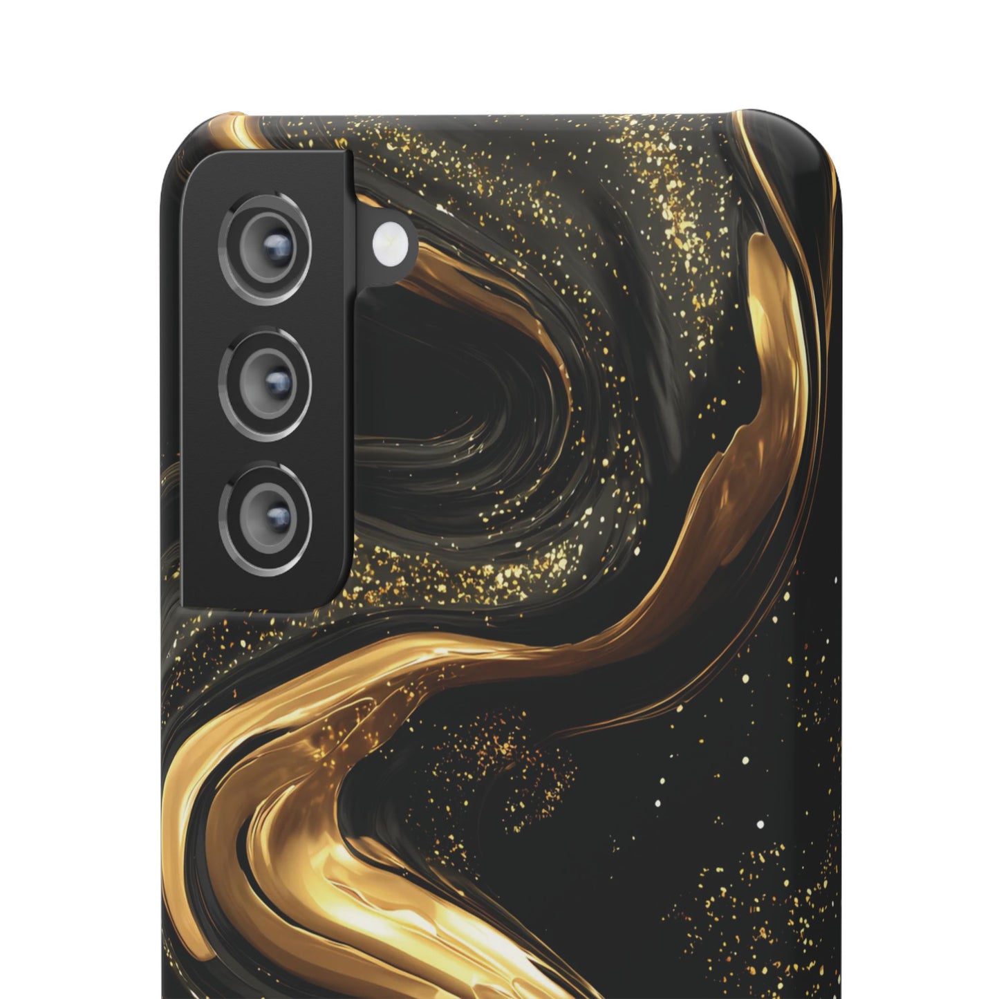 Elegant Gold Swirl Snap Case - Stylish Phone Cover, Modern Accessory, Gift for Her, Luxe Phone Case, Trendy Decor