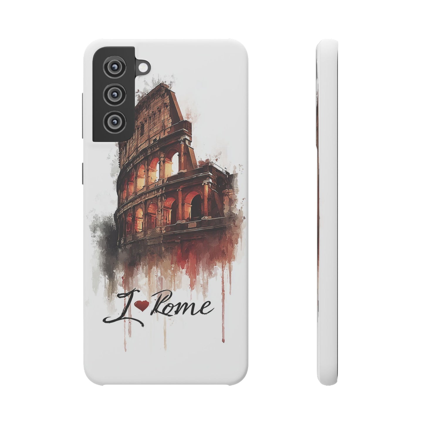 I Love Rome Snap Cases, Urban Phone Covers, Travel Accessories, Gift for Travelers, City Love Merch