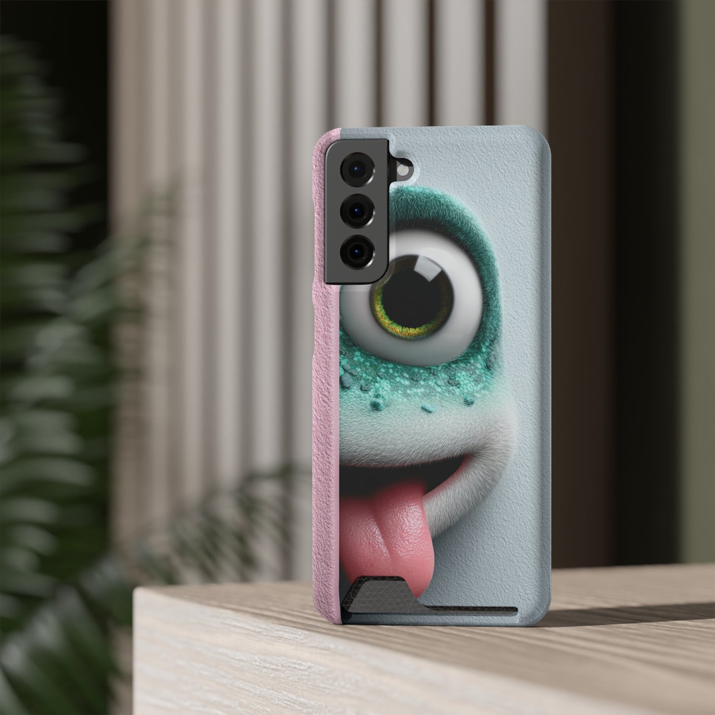 Funky Card Holder Phone Case - Whimsical Design, Cute Gift, Unique Accessories, Fun Mobile Cover, Stylish Phone Protection