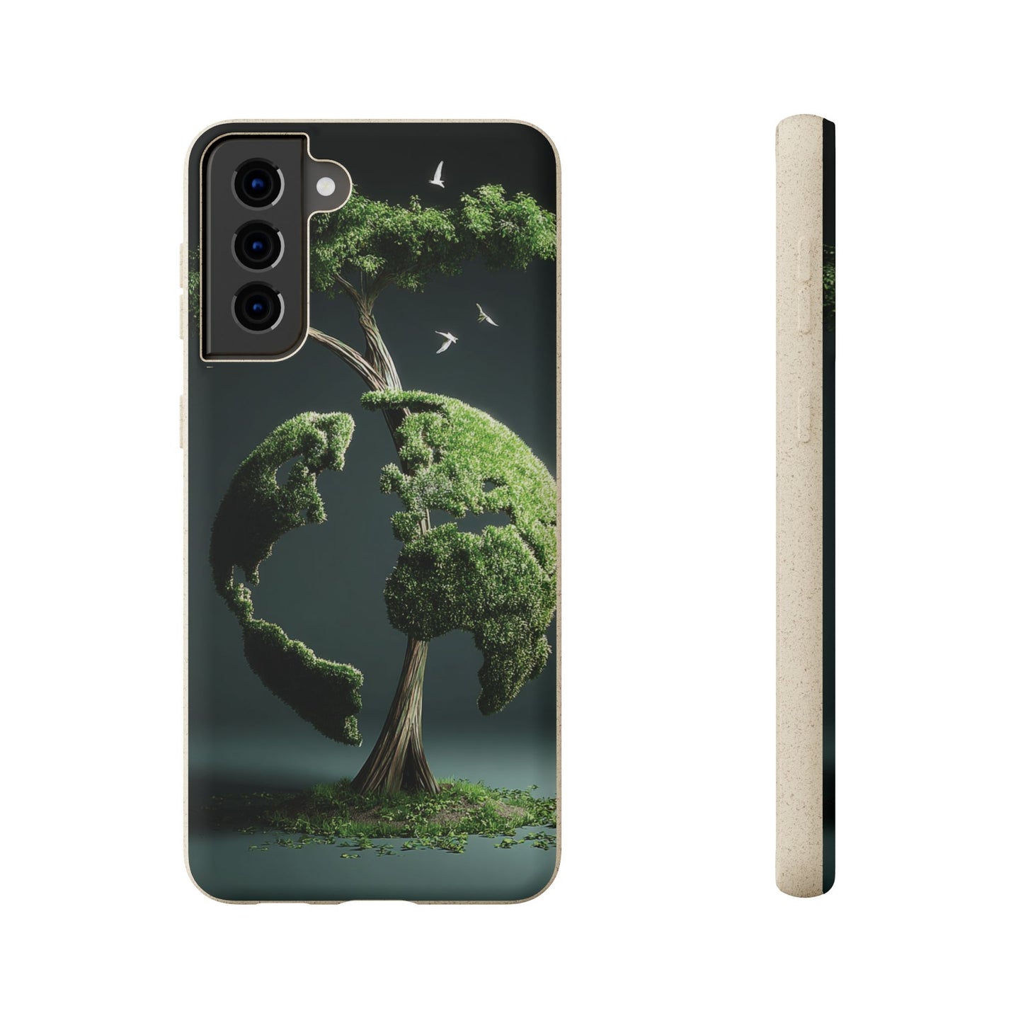 Eco-Friendly Phone Case with Nature Design, Sustainable iPhone Cover, Biodegradable Cellphone Accessories, Green Earth Gift, Earth Day [...]