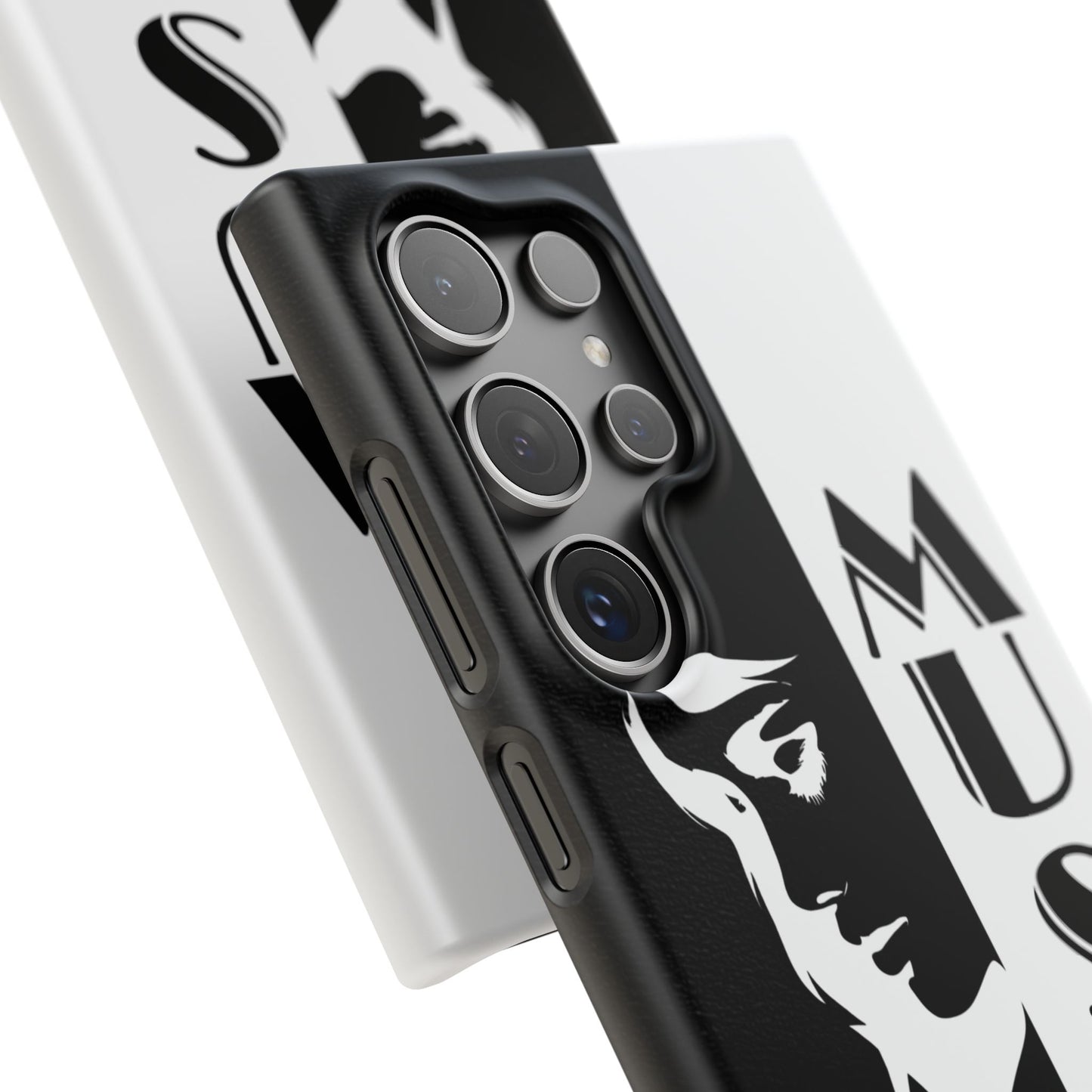 Black And White Bold Muse Snap Case Cover for iPhone and Samsung