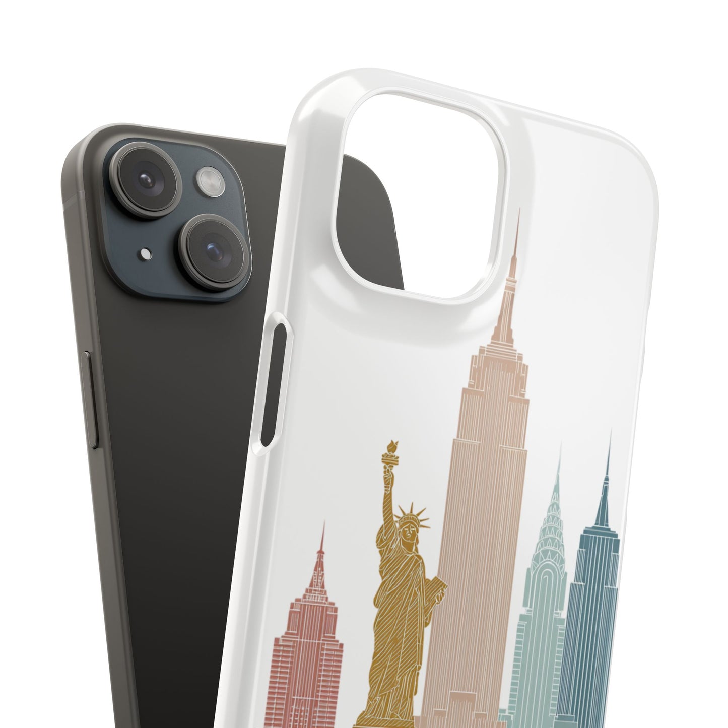 Stylish New York Snap Case, Urban Phone Cover, Cityscape Phone Case, Gift for Travelers, Trendy Protective Case