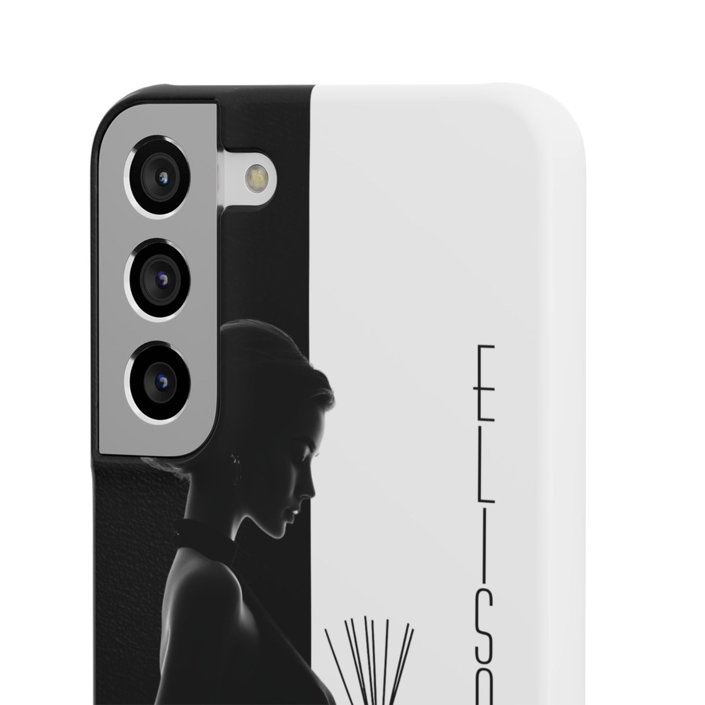 Custom Black and White Snap Case for Women Phone Cover for iPhone and Samsung