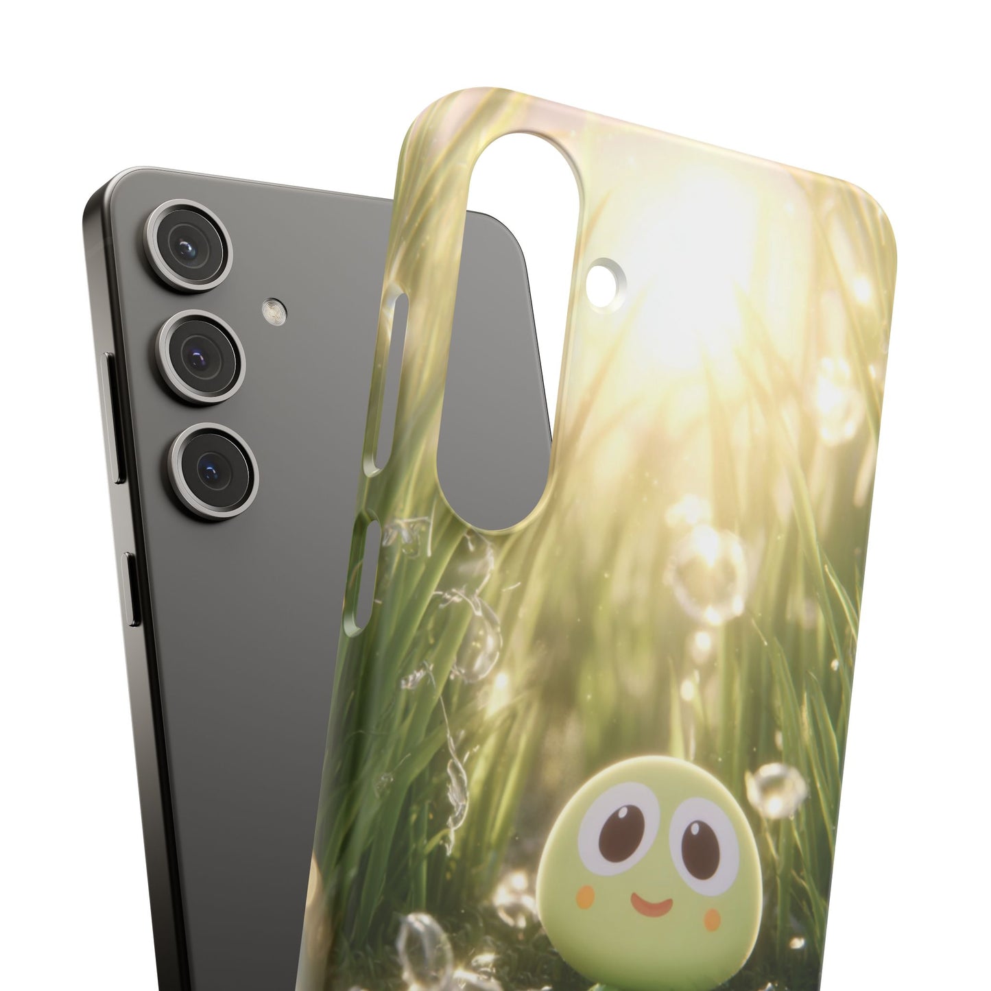Cute Nature-Inspired Snap Case, Cartoon Phone Cover, Eco-Friendly Gift, Fun Accessory, Personalized Phone Case, Nature Lover's Gift