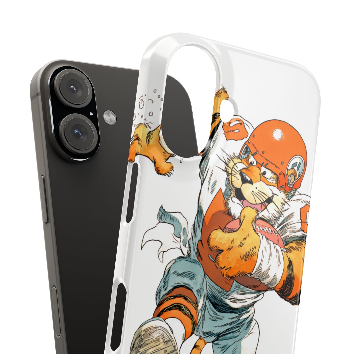 Cincinnati Bengals Snap Cases, Football Fans Phone Case, Tiger Cartoon Art Design, Football Lover Gift, Protective Phone Cover