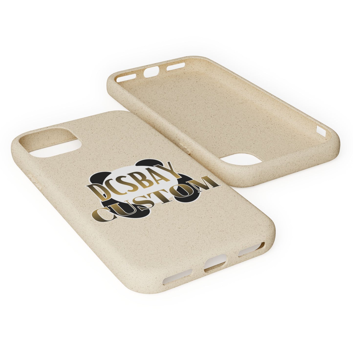 Biodegradable Panda Phone Case — Eco-Friendly Customizable iPhone Cover