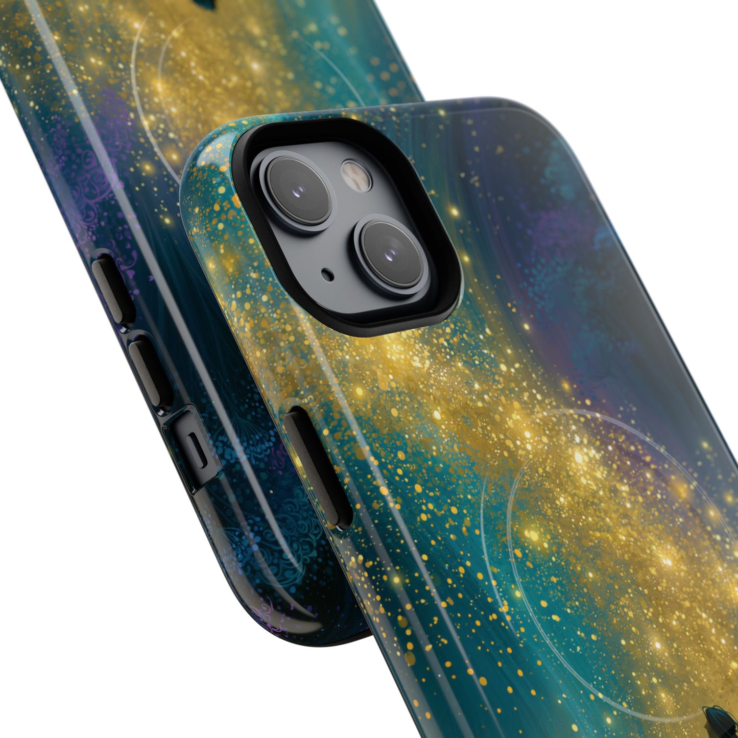 Mystical Nightfall Phone Case — Starry Silhouette Tough Magnetic Case