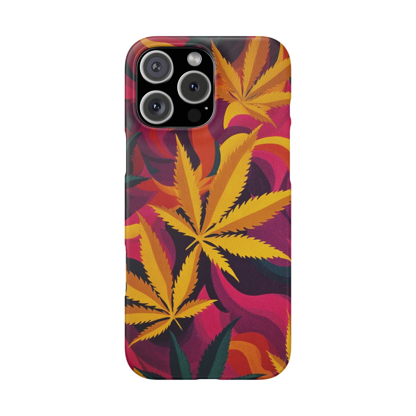 Autumn Vibe Cannabis Snap Case for IPhones and Samsungs Custom