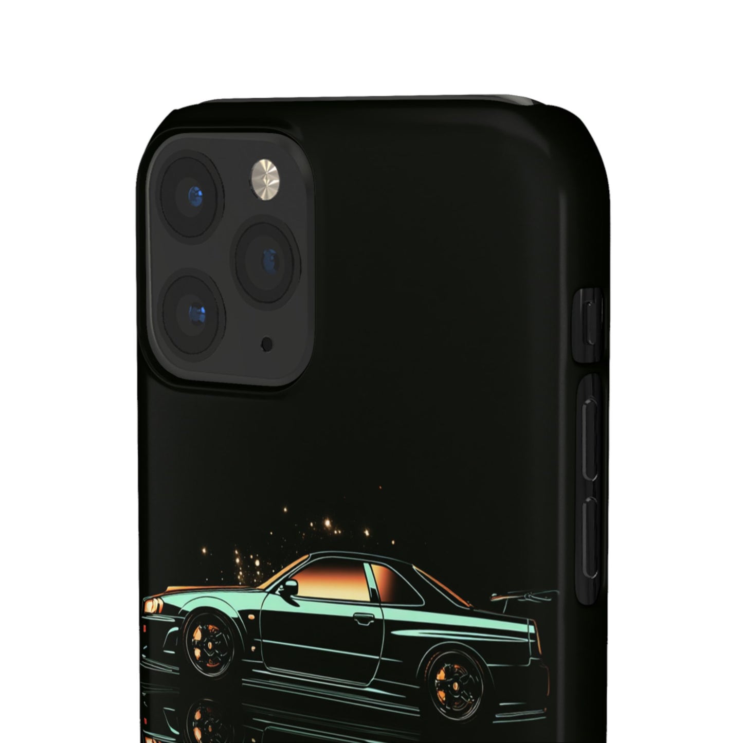 Green Skyleine R34 GTR Art Snap Case and Protective Phone Cover For iPhone and Samsung