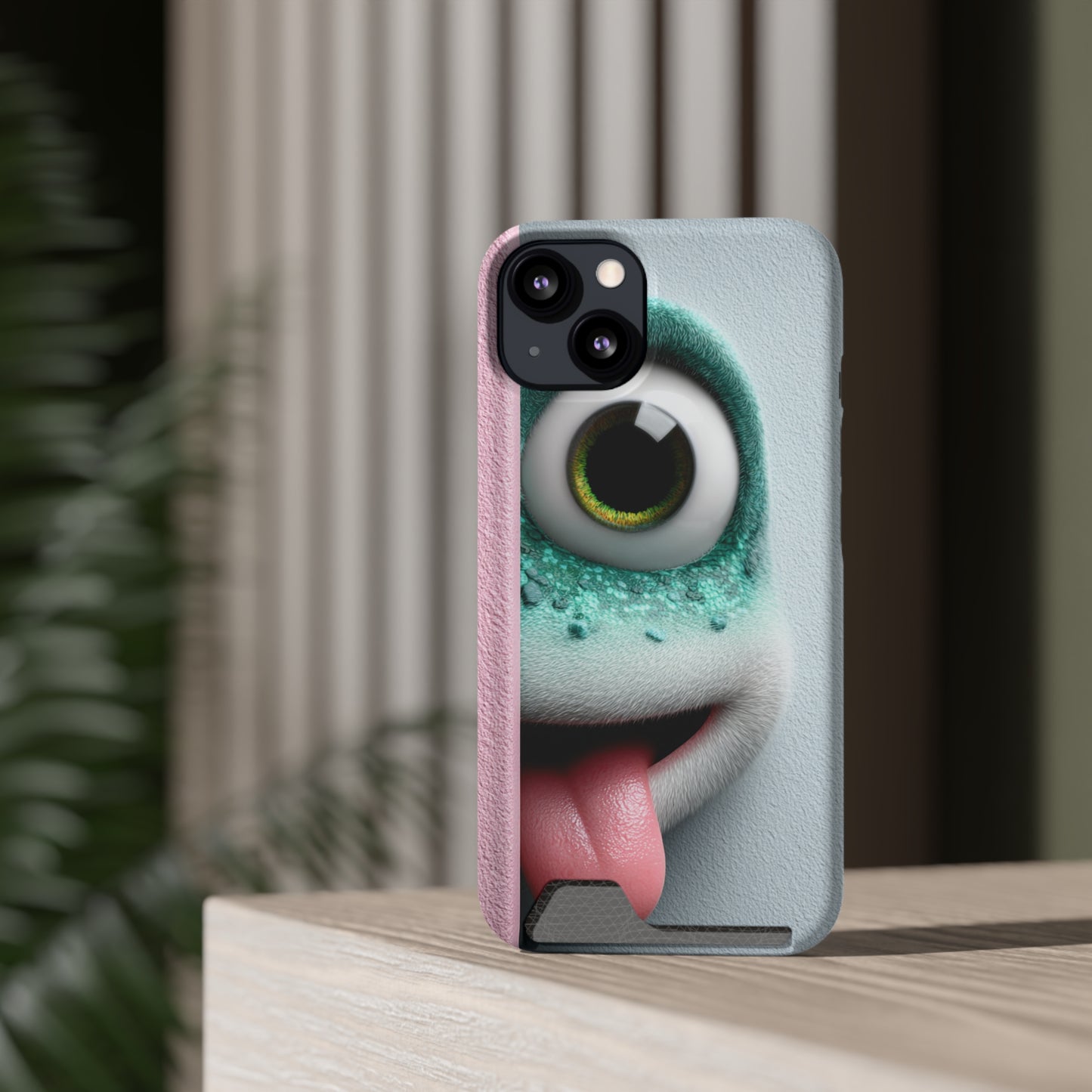 Funky Card Holder Phone Case - Whimsical Design, Cute Gift, Unique Accessories, Fun Mobile Cover, Stylish Phone Protection