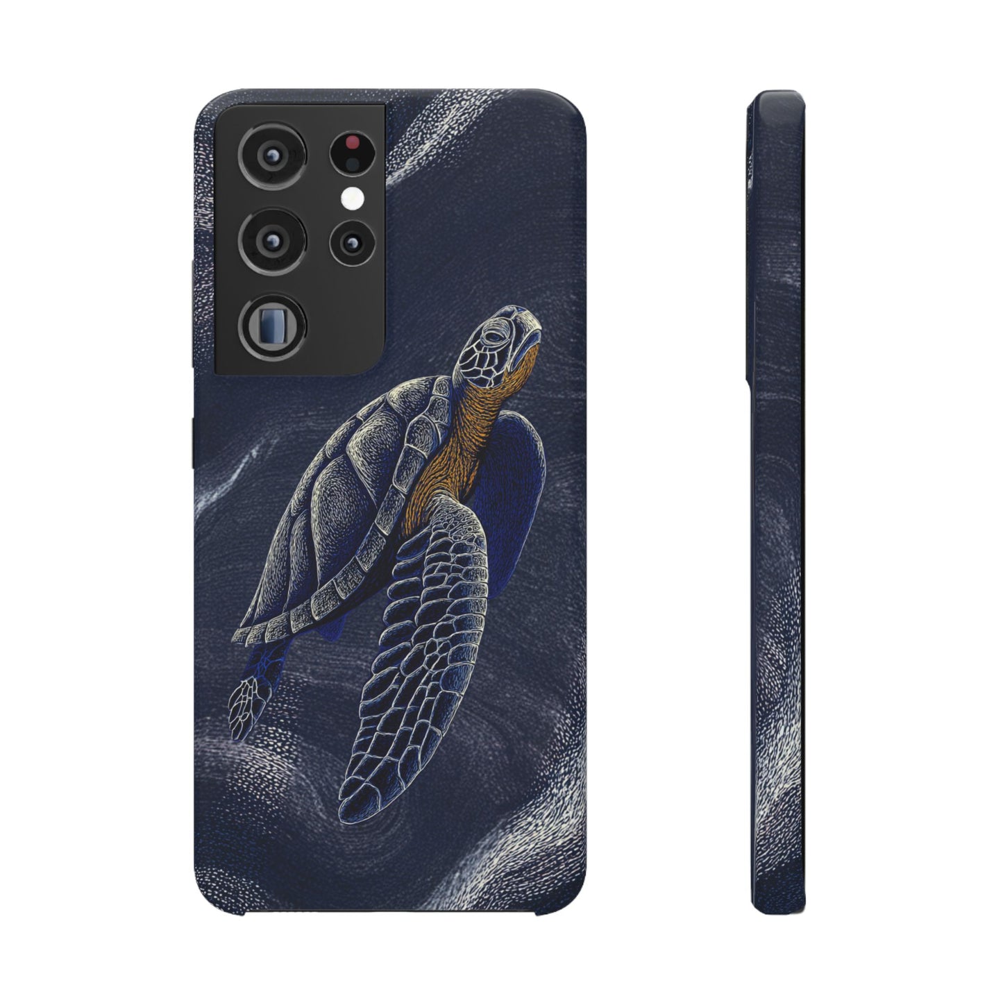 Marine Turtle Snap Case for Nature Lovers Phone Covers For Iphones and Samsungs Customization