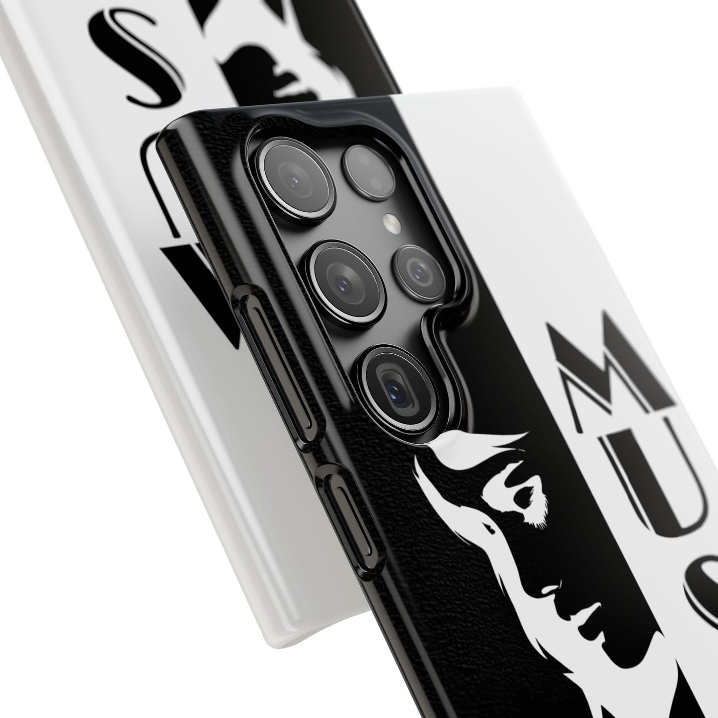 Black And White Bold Muse Snap Case Cover for iPhone and Samsung