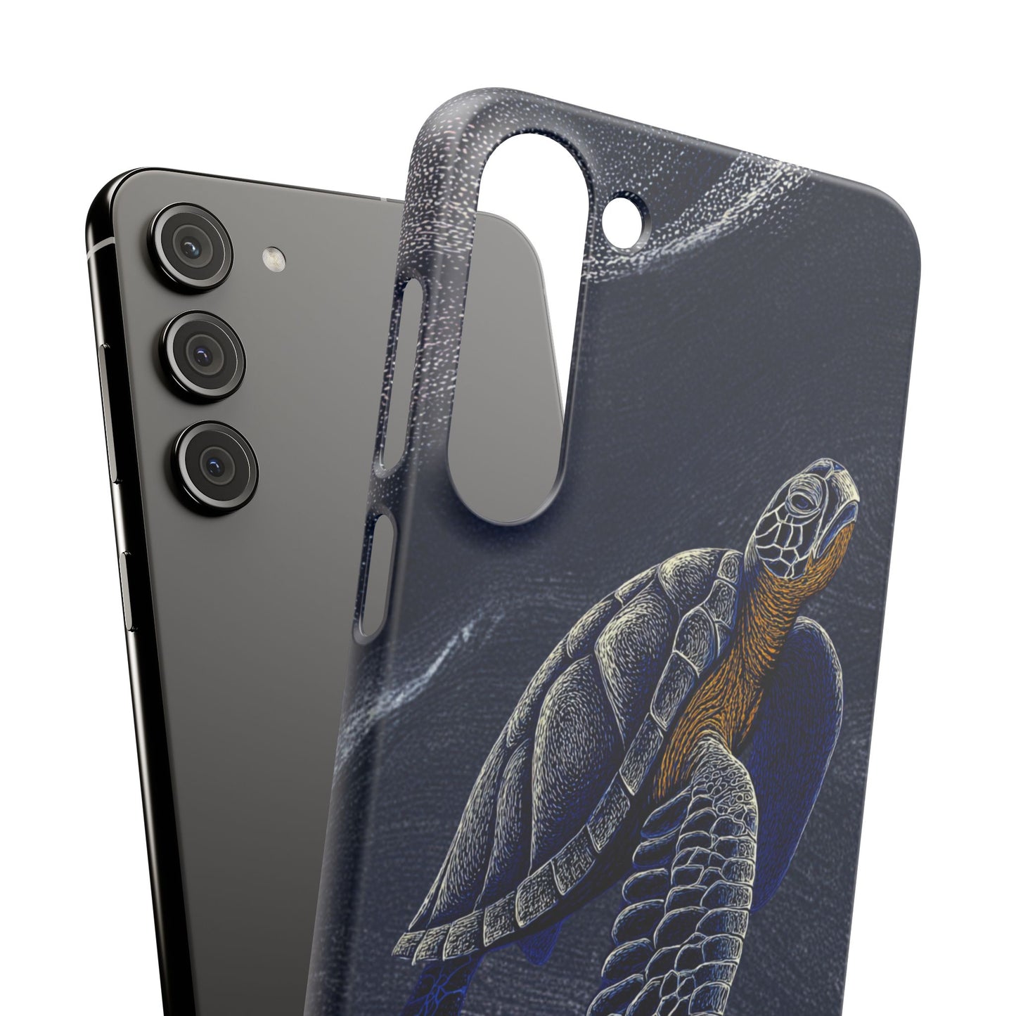 Marine Turtle Snap Case for Nature Lovers Phone Covers For Iphones and Samsungs Customization
