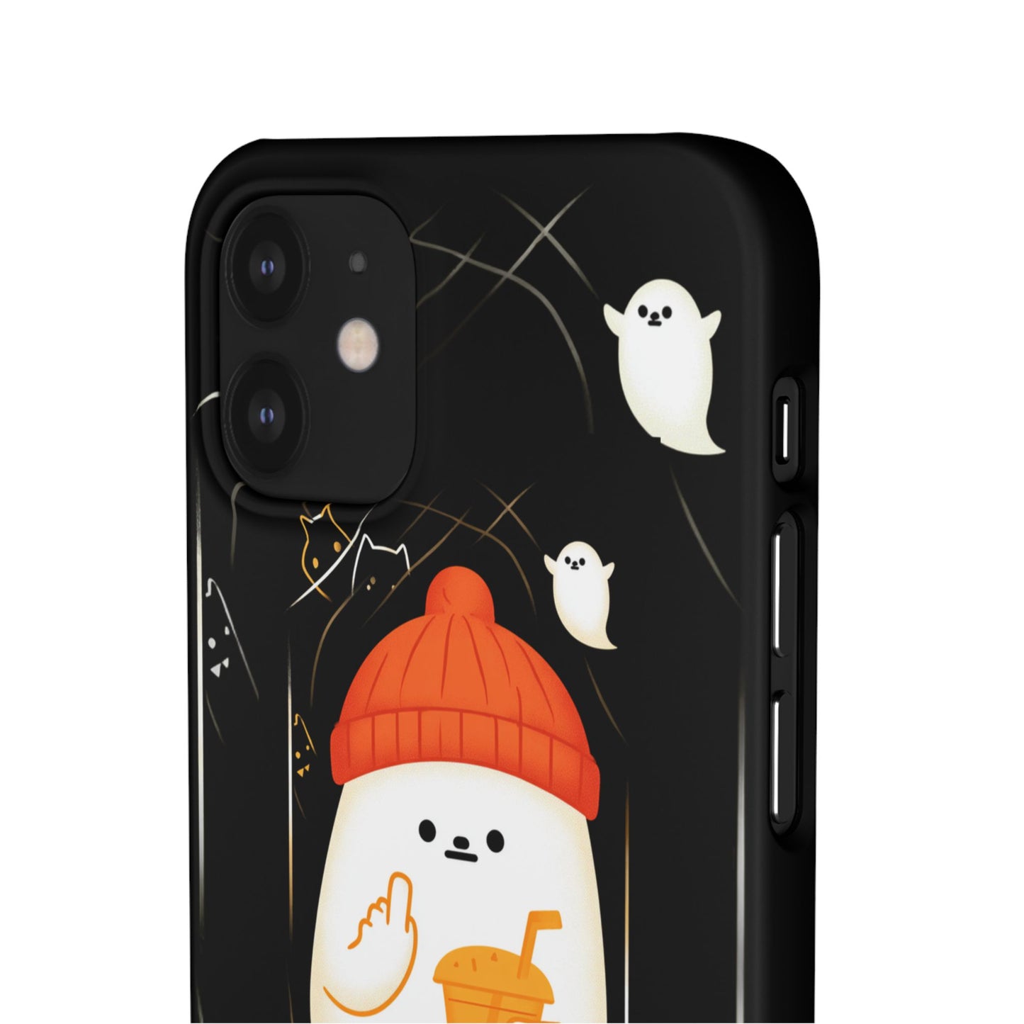 Spook You Halloween Ghost Snap Case Kawaii Protective Phone Cover for iPhone and Samsung