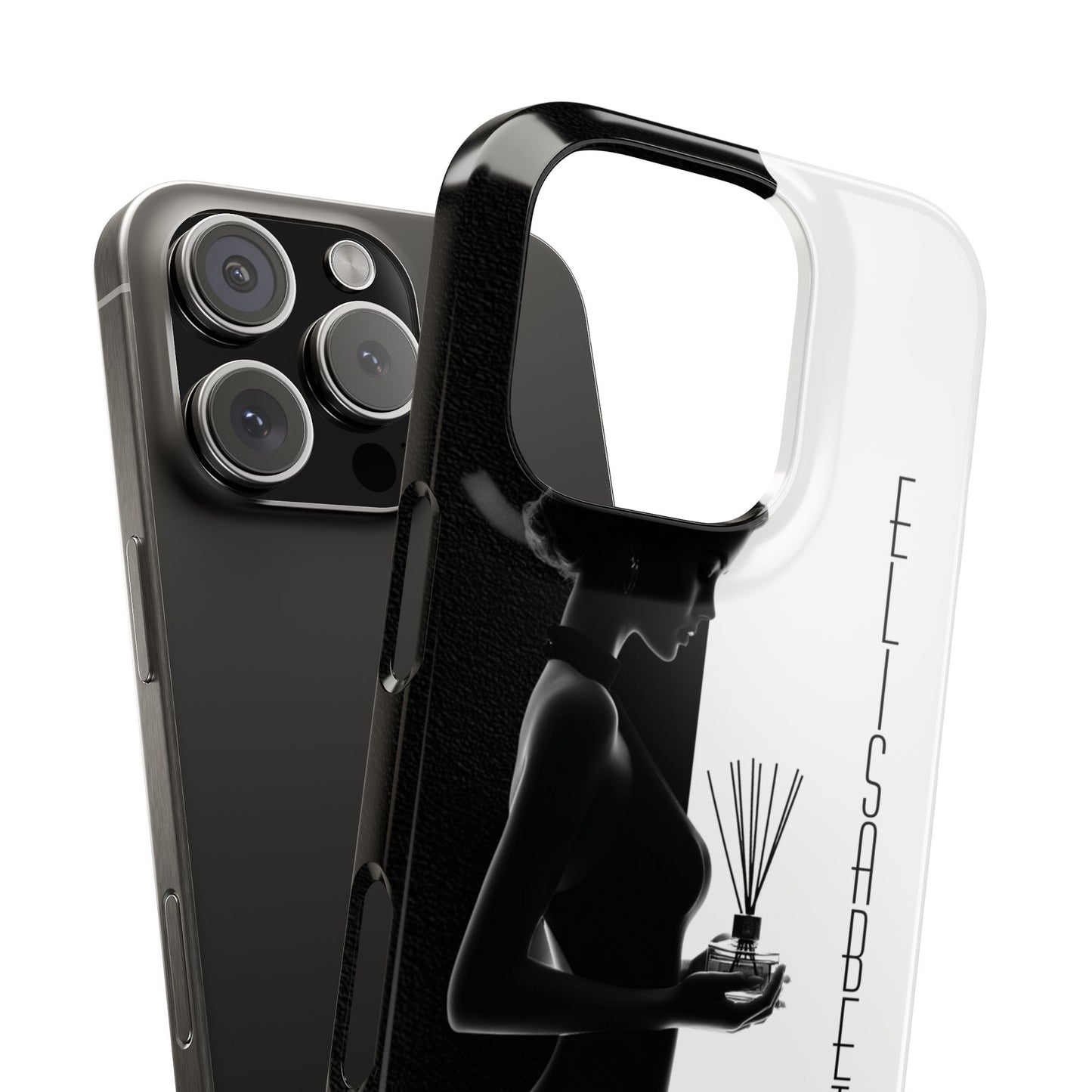Custom Black and White Snap Case for Women Phone Cover for iPhone and Samsung
