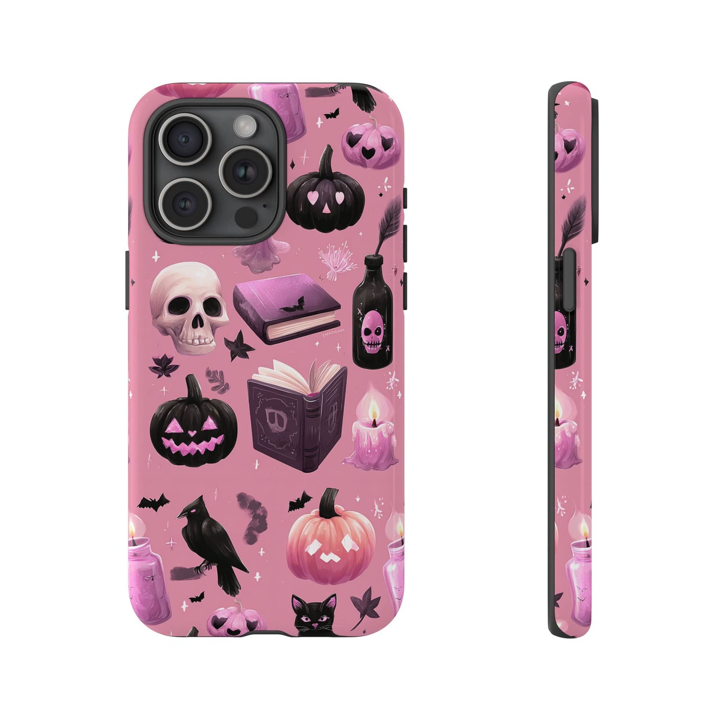 Spooky Phone Case - Halloween Design, Cute Costume Accessory, Fall Decor, Gift for Cat Lovers, Witchy Vibes, Trick or Treat