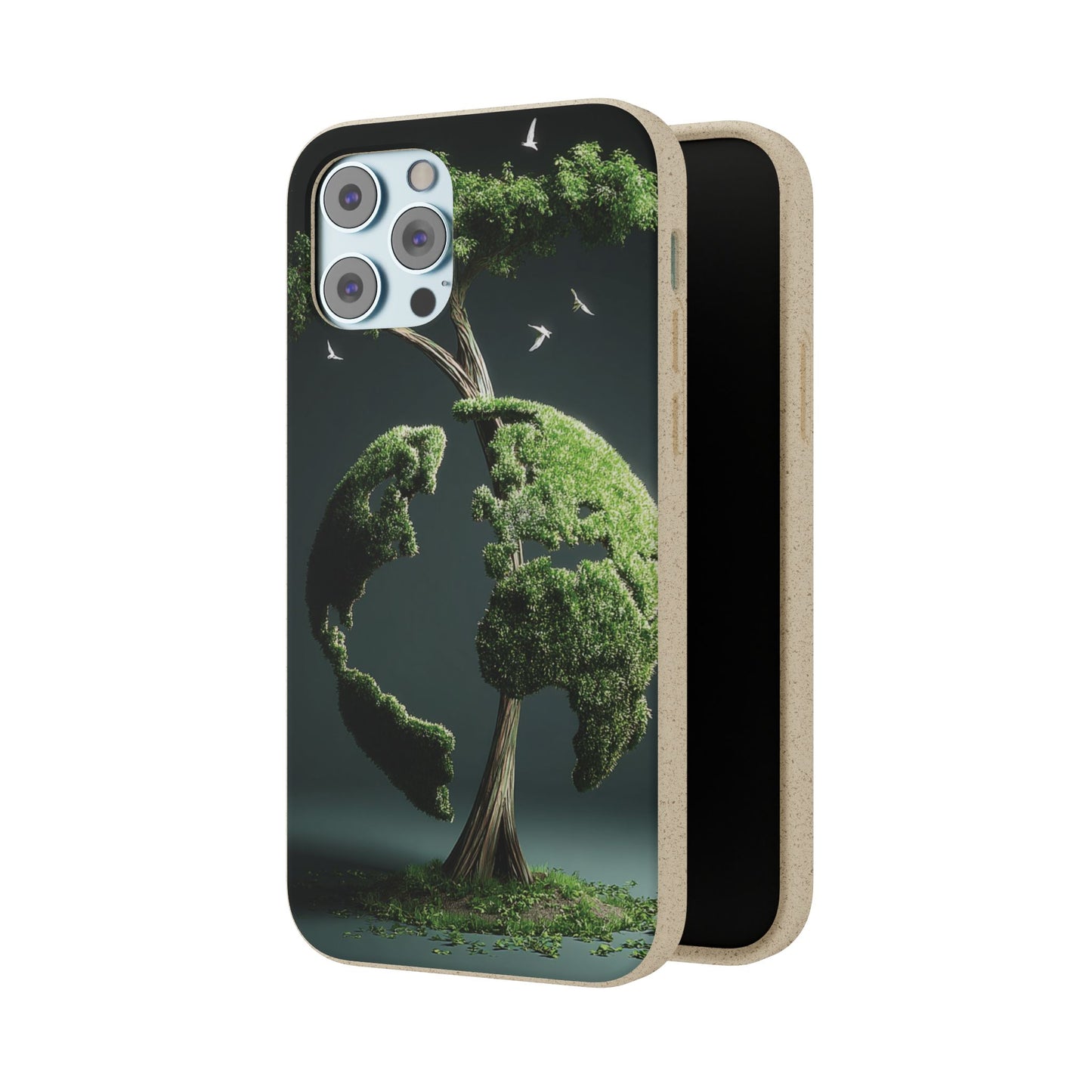 Eco-Friendly Phone Case with Nature Design, Sustainable iPhone Cover, Biodegradable Cellphone Accessories, Green Earth Gift, Earth Day [...]