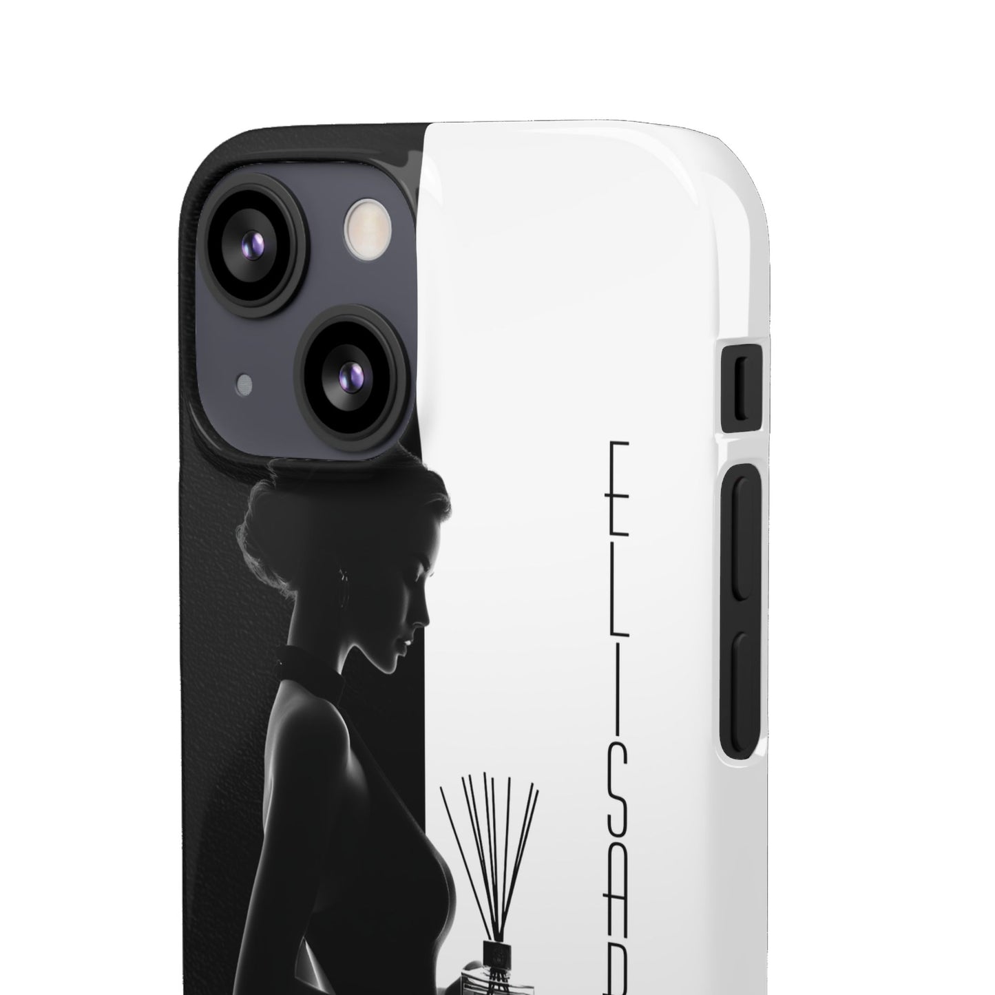 Custom Black and White Snap Case for Women Phone Cover for iPhone and Samsung