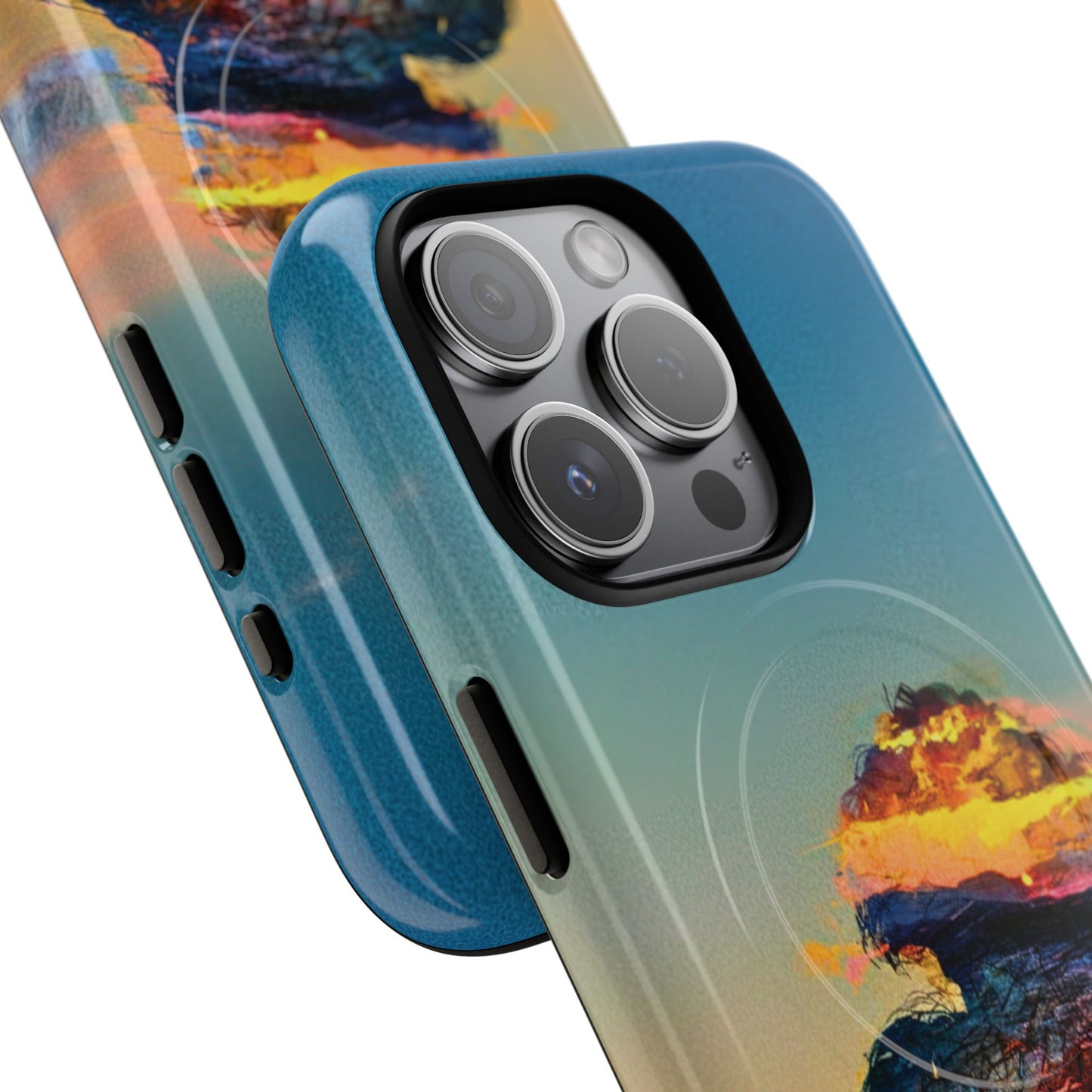 Abstract Sunset Silhouette Tough Magnetic Phone Case