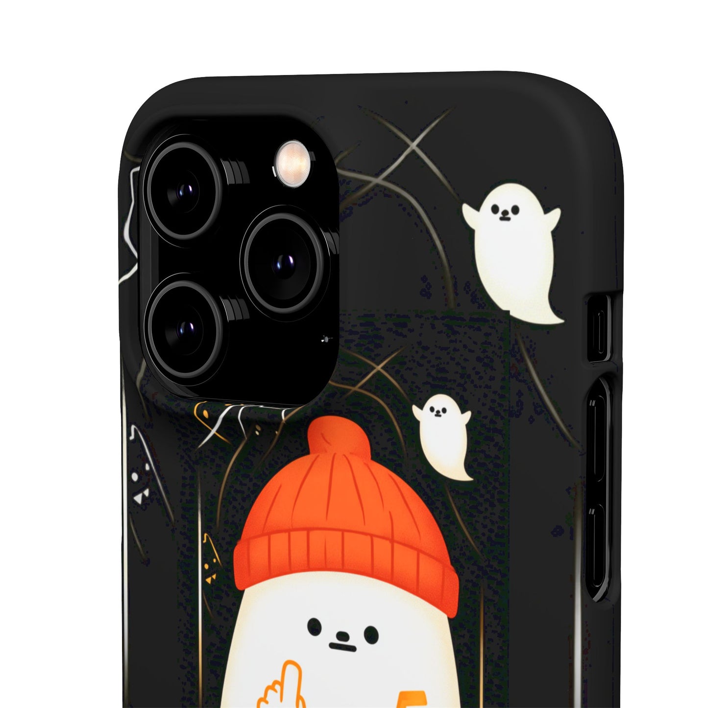 Spook You Halloween Ghost Snap Case Kawaii Protective Phone Cover for iPhone and Samsung