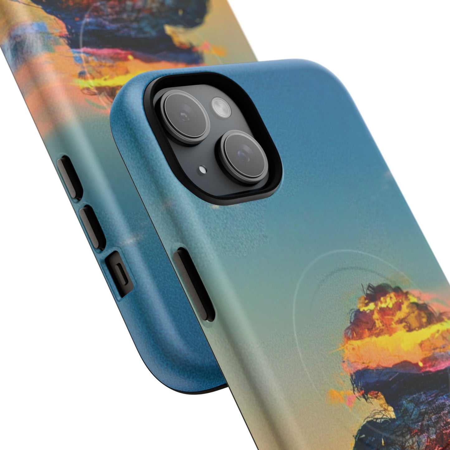 Abstract Sunset Silhouette Tough Magnetic Phone Case