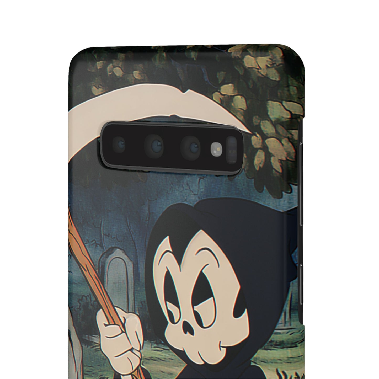 Grim Reaper Snap Case, Halloween Phone Case, Cute Death Phone Cover, Spooky Accessories, Unique Phone Protector