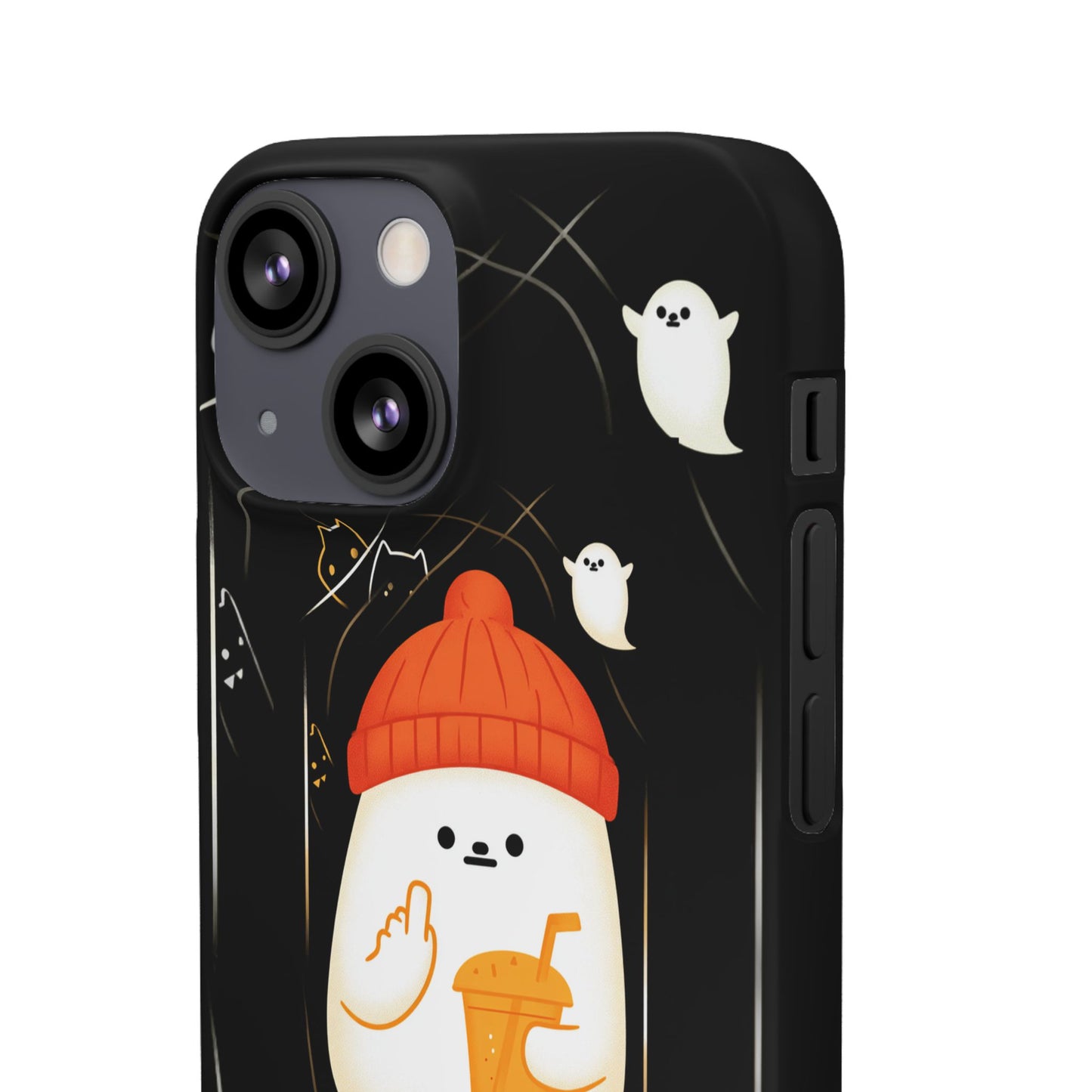 Spook You Halloween Ghost Snap Case Kawaii Protective Phone Cover for iPhone and Samsung