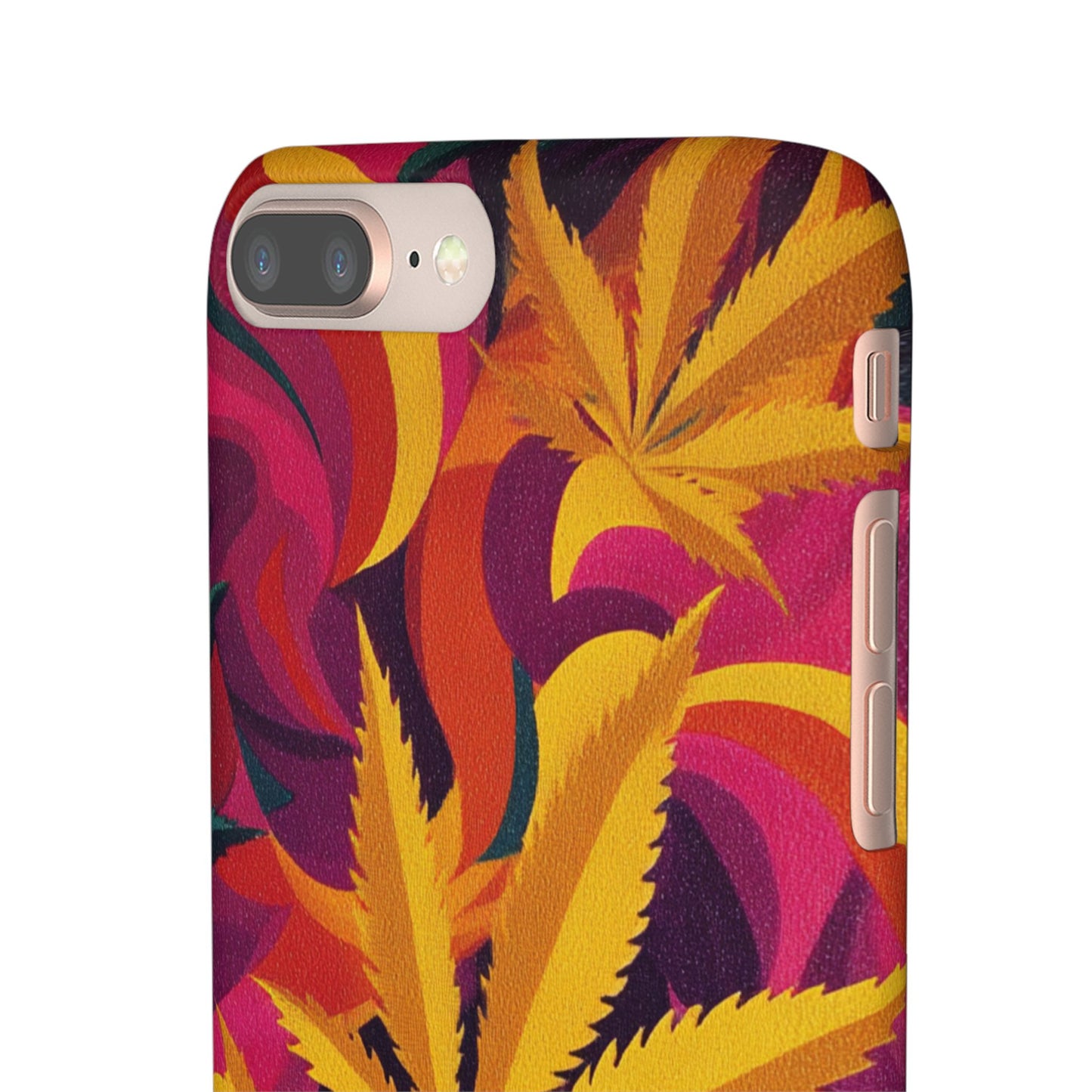 Autumn Vibe Cannabis Snap Case for IPhones and Samsungs Custom