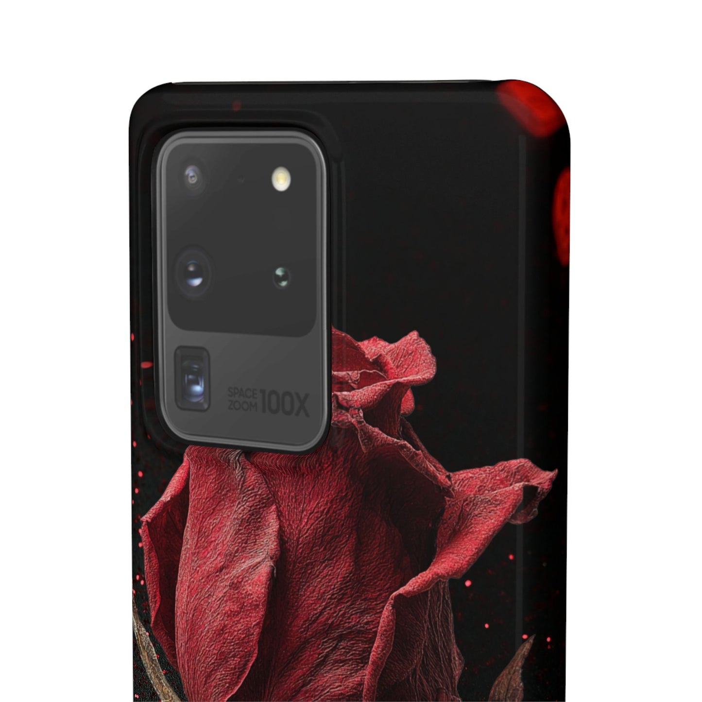 Romantic Rose Snap Case, Floral Phone Cover, Valentines Day Gift, Trendy Mobile Accessory, Heart Design Case, Elegant Phone Protector