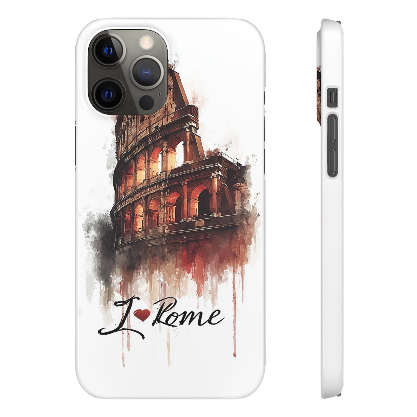 I Love Rome Snap Cases, Urban Phone Covers, Travel Accessories, Gift for Travelers, City Love Merch