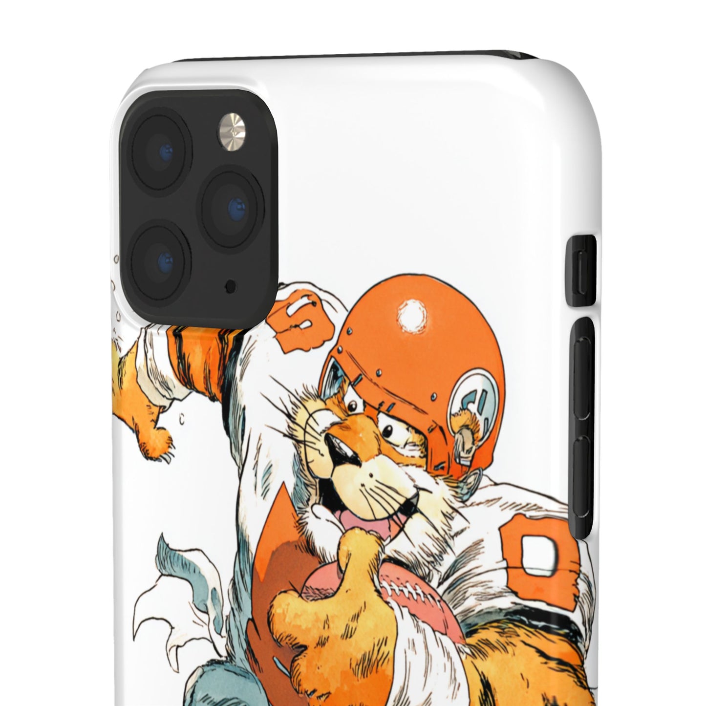 Cincinnati Bengals Snap Cases, Football Fans Phone Case, Tiger Cartoon Art Design, Football Lover Gift, Protective Phone Cover