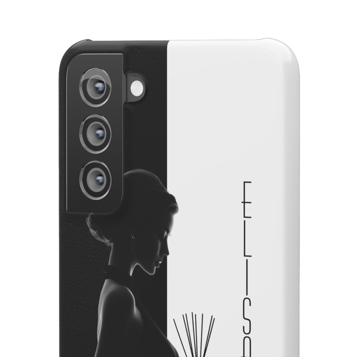 Custom Black and White Snap Case for Women Phone Cover for iPhone and Samsung
