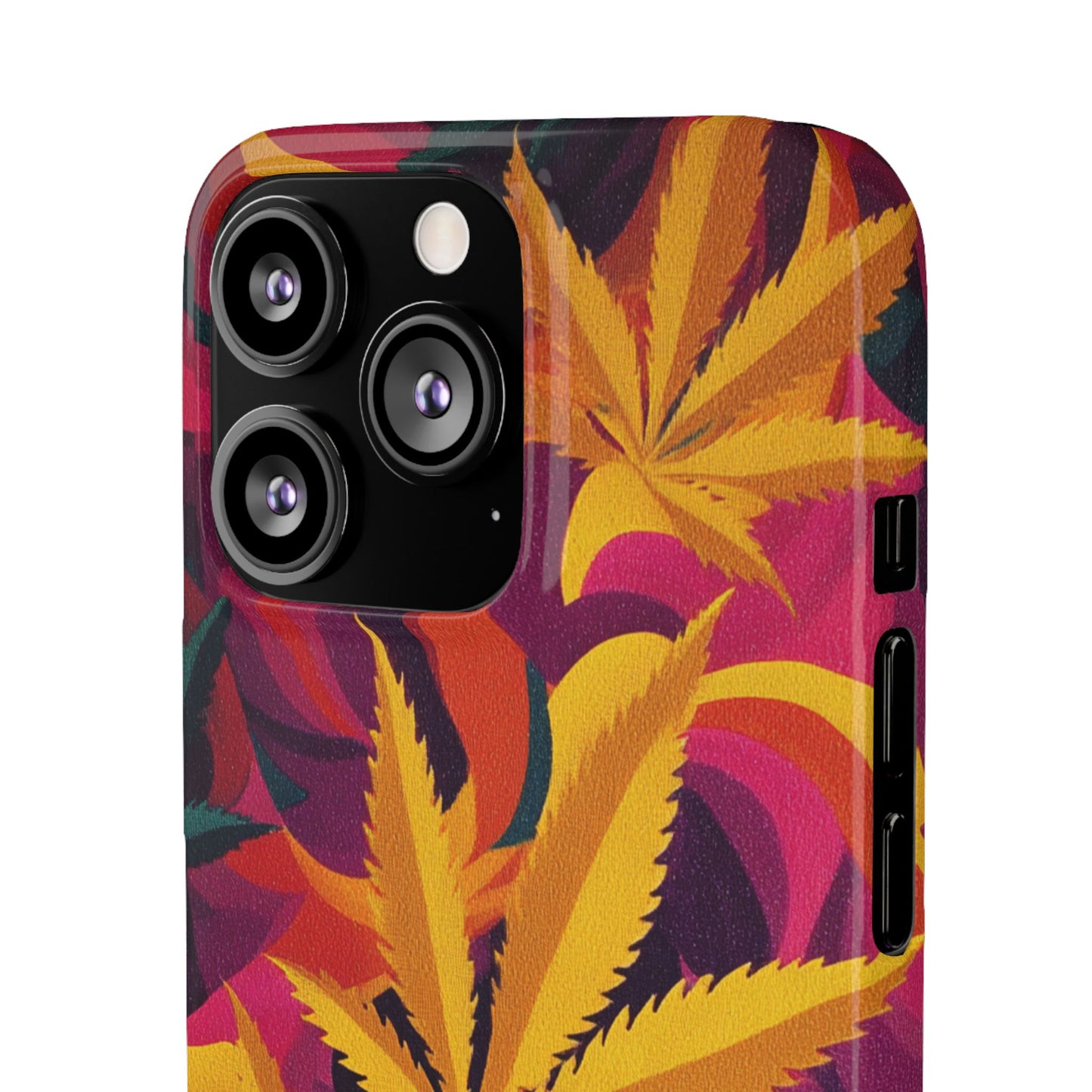 Autumn Vibe Cannabis Snap Case for IPhones and Samsungs Custom