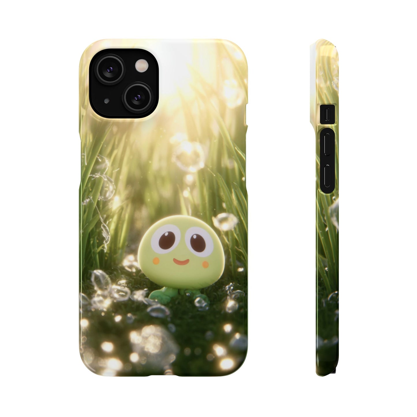 Cute Nature-Inspired Snap Case, Cartoon Phone Cover, Eco-Friendly Gift, Fun Accessory, Personalized Phone Case, Nature Lover's Gift