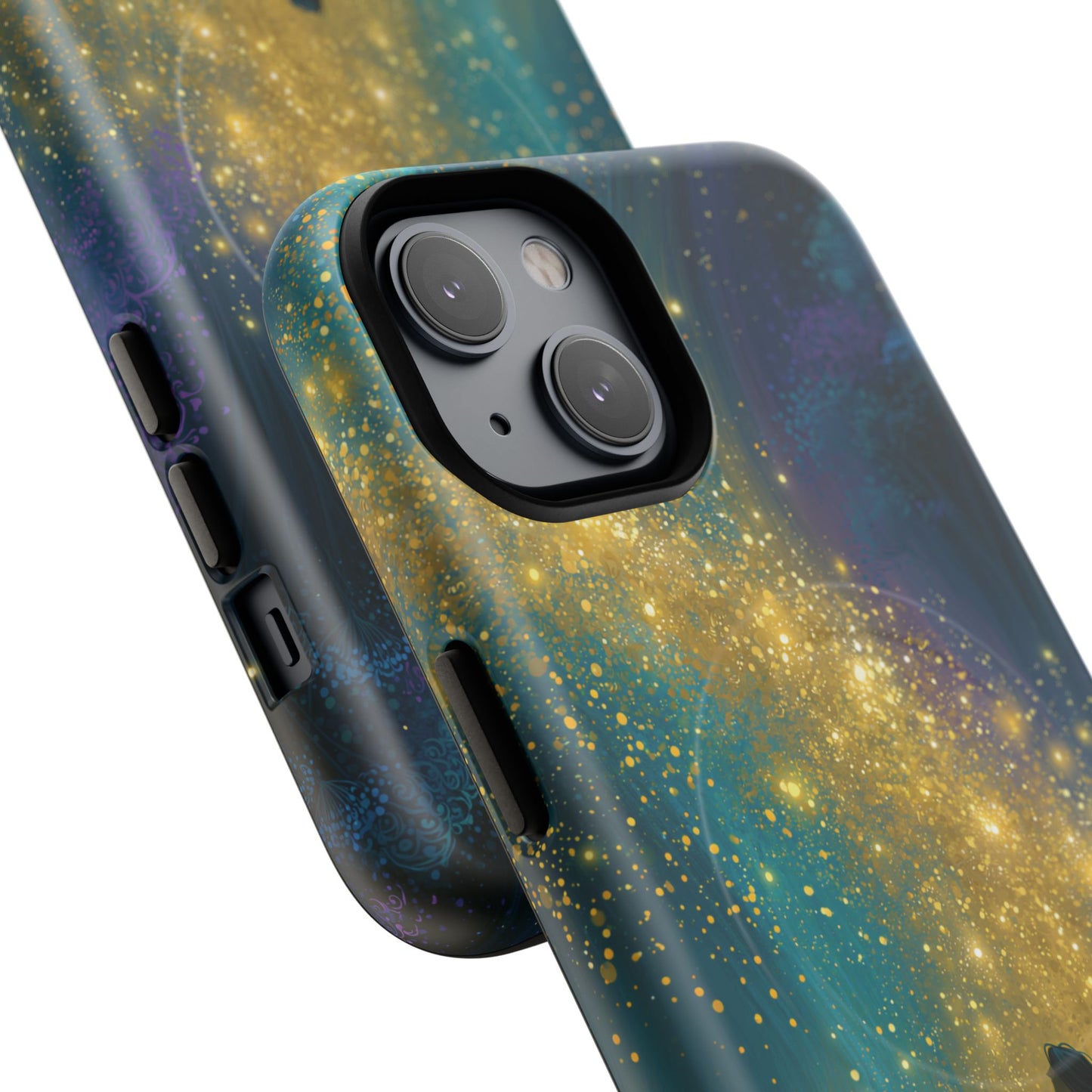 Mystical Nightfall Phone Case — Starry Silhouette Tough Magnetic Case