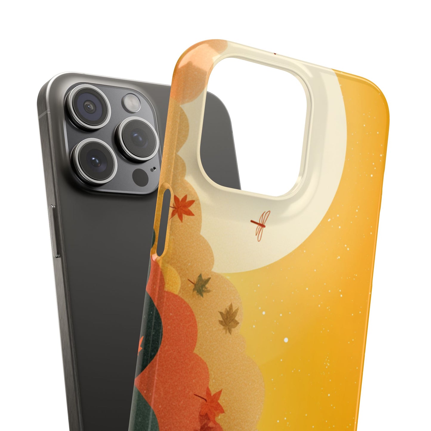 Autumn Sunset Snap Case, Fall Phone Cover, Nature-Themed Accessory, Gift for Her, Seasonal Aesthetic