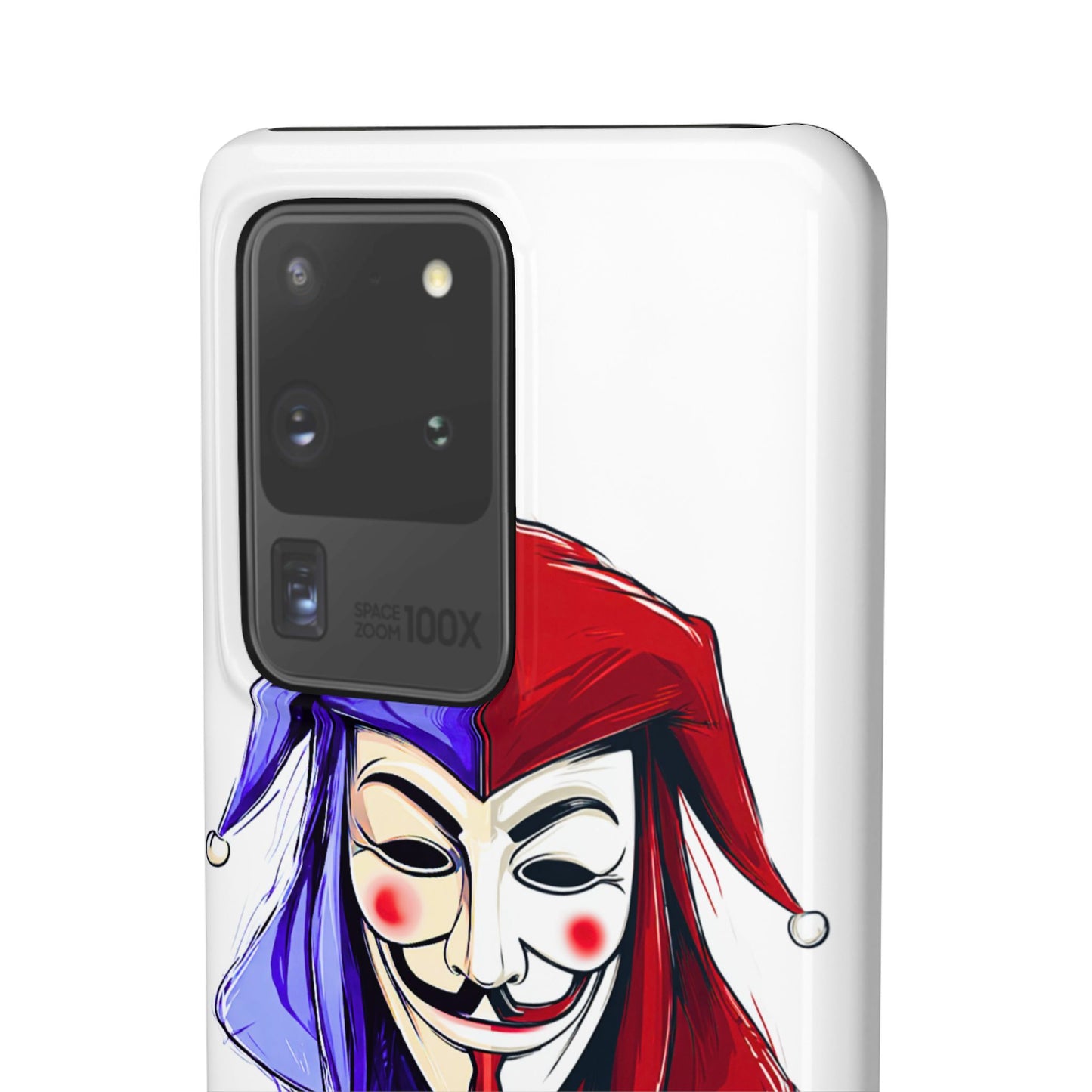 Joker & Anonimous Reunited Guy Fawkes Art Snap Case and Protective Phone Cover For iPhone and Samsung