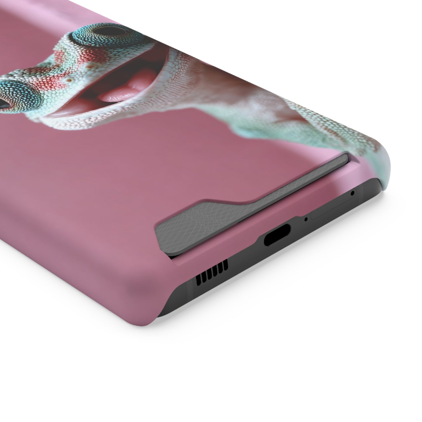 Whimsical Phone Case with Card Holder - Cute Gecko Design, Fun Gift for Kids, Stylish Accessory for Everyday Use, Perfect for [...]