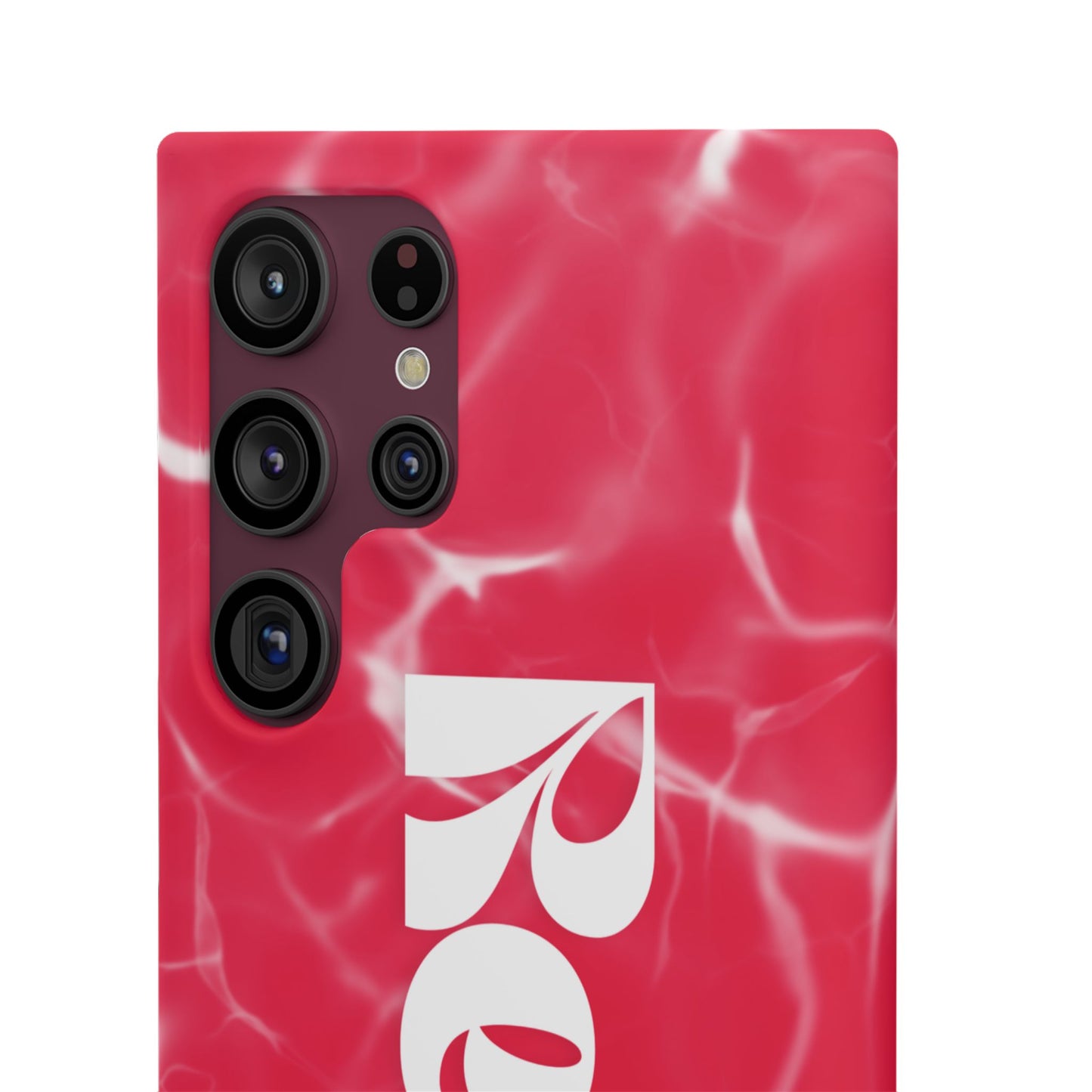 Vibrant Red Snap Case for iPhone, Trendy Phone Cover, Gift for Her, Summer Accessory, Stylish Tech Protection