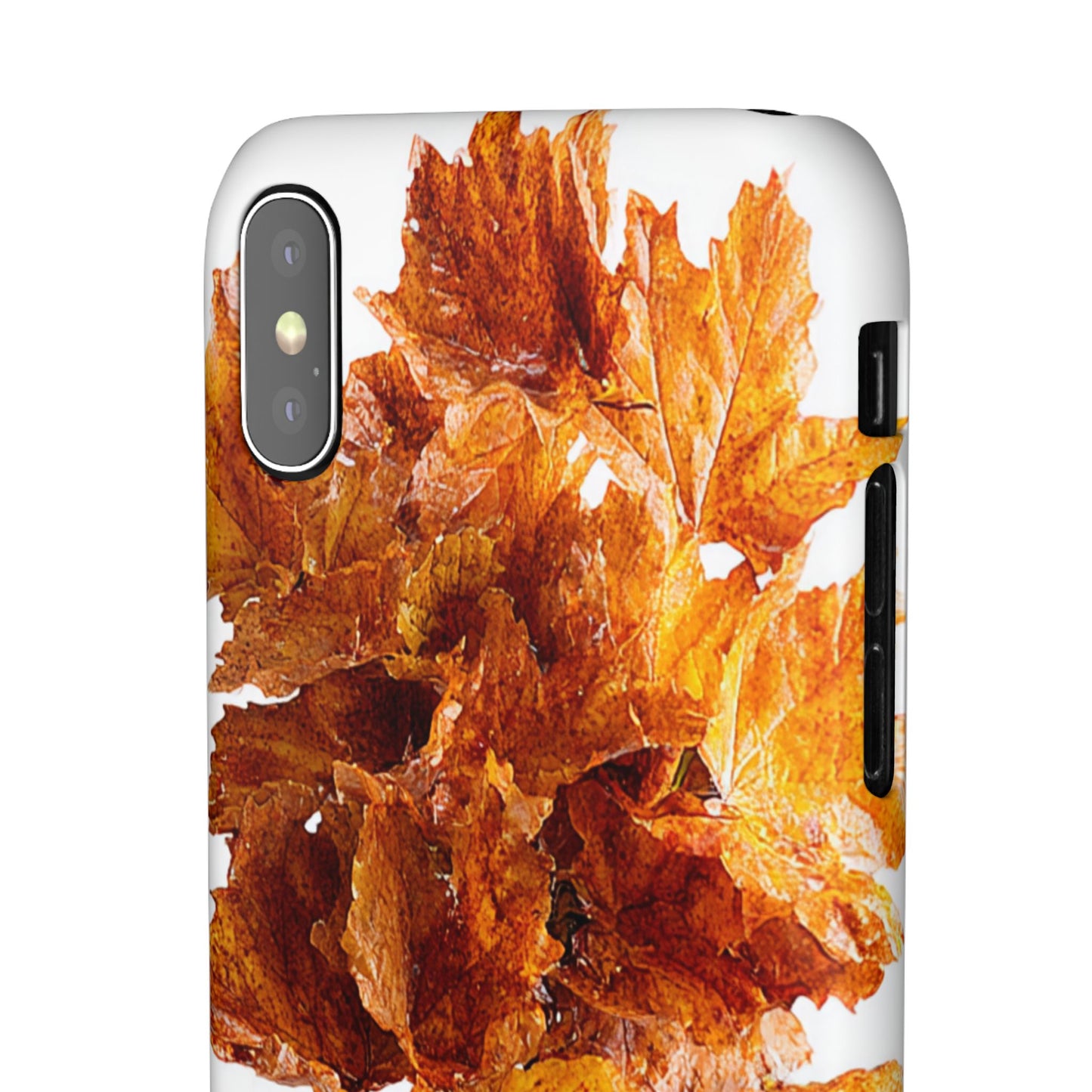 Autumn Leaf Phone Case | Fall Snap Cases, Phone Accessories, Nature Lover Gift, Seasonal Decor, Cozy Fall Vibes