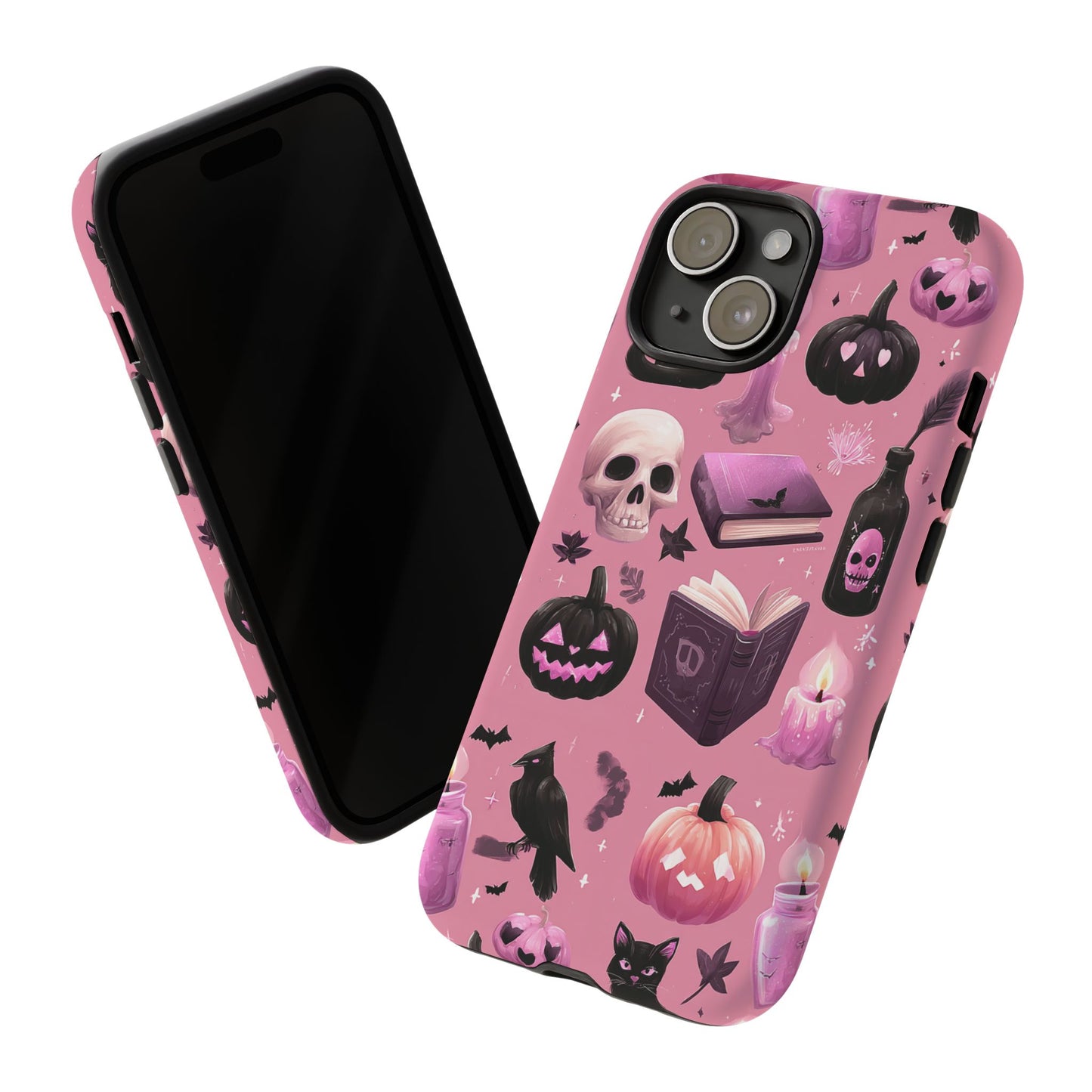 Spooky Phone Case - Halloween Design, Cute Costume Accessory, Fall Decor, Gift for Cat Lovers, Witchy Vibes, Trick or Treat
