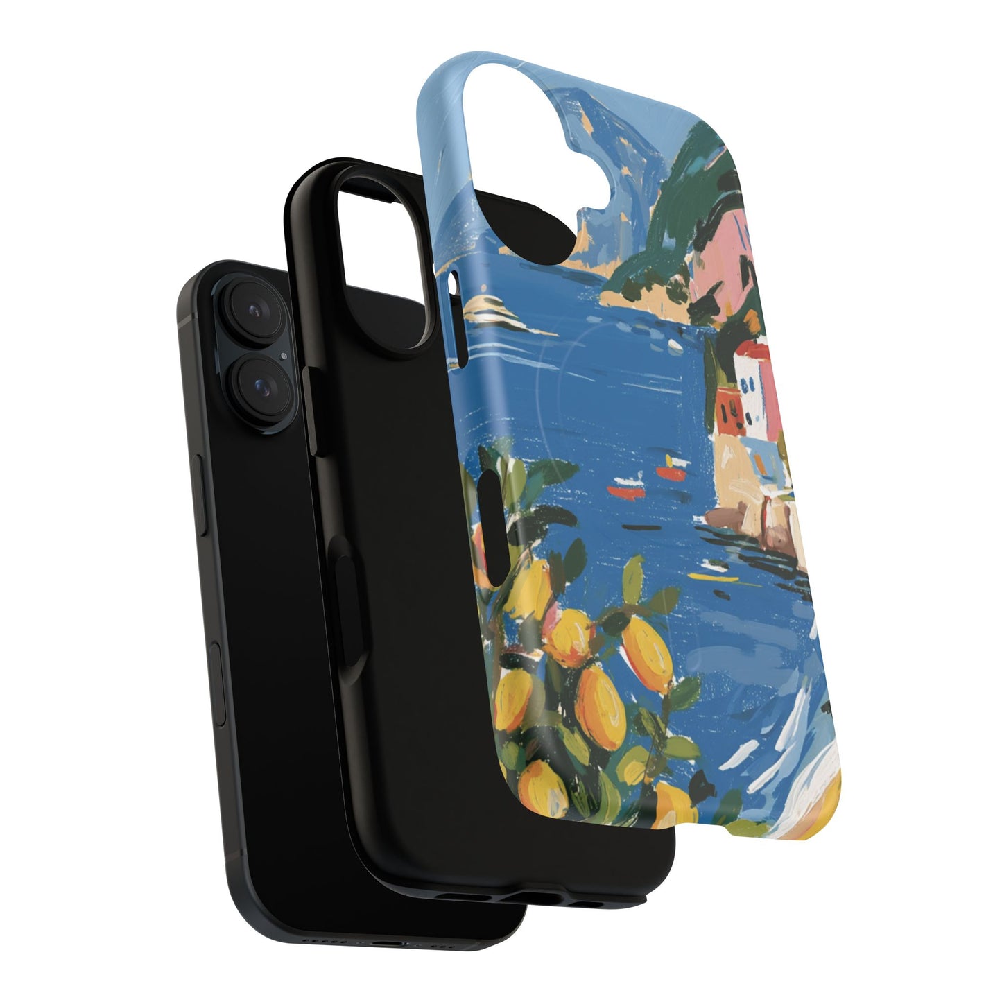 Mediterranean Coastal Phone Case – Tough Magnetic Protective Cover