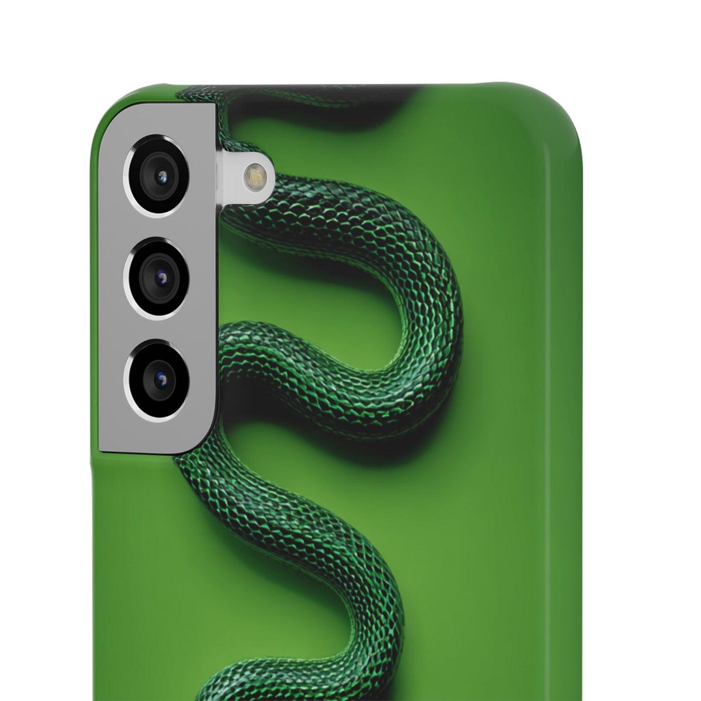 Green Snake Snap Case for iPhone, Stylish Phone Cover, Unique Gift, Trendy Accessory, Birthday, Nature Lover's Phone Case